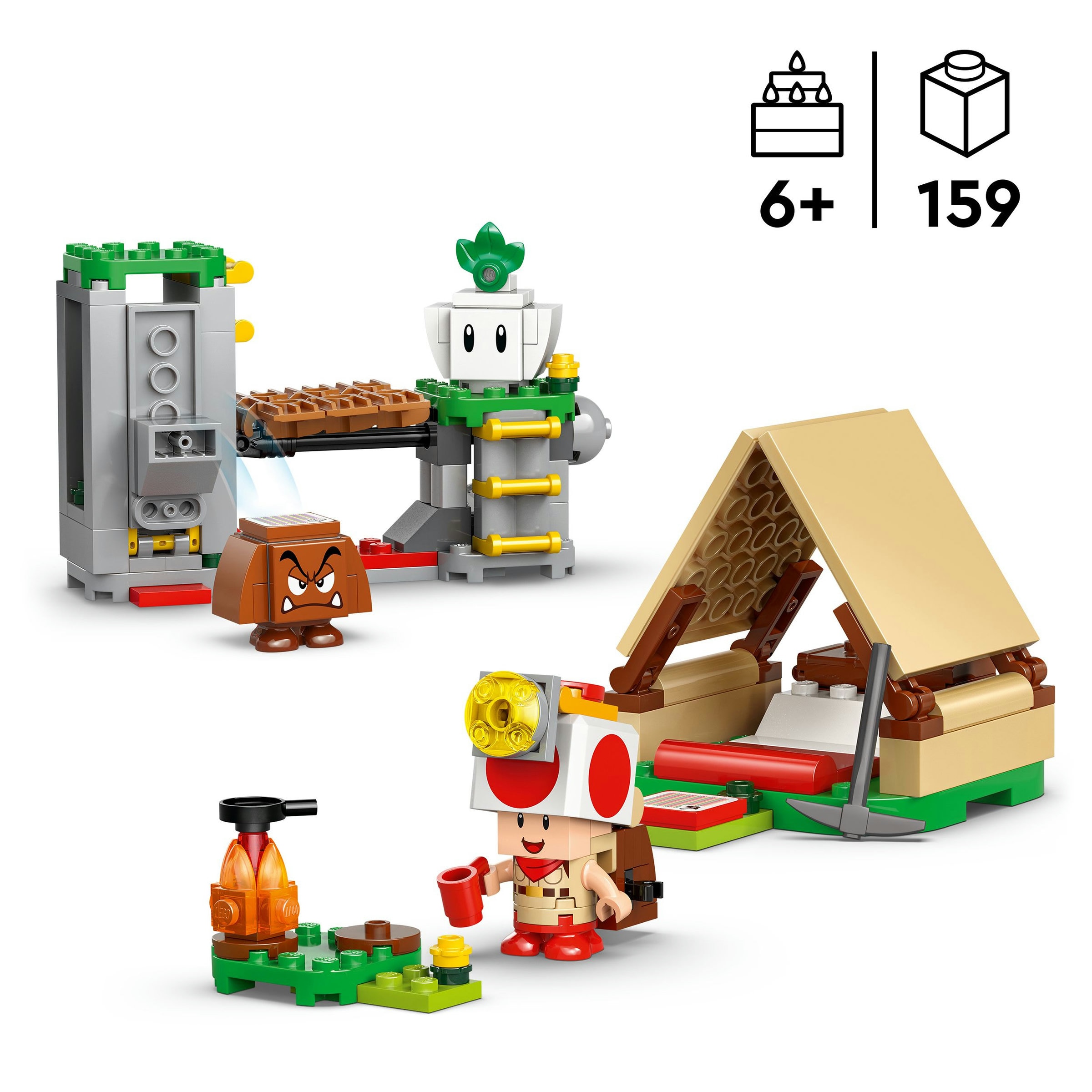 Juego de construcción De acampada con el Capitán Toad LEGO Super Mario - 72040 4