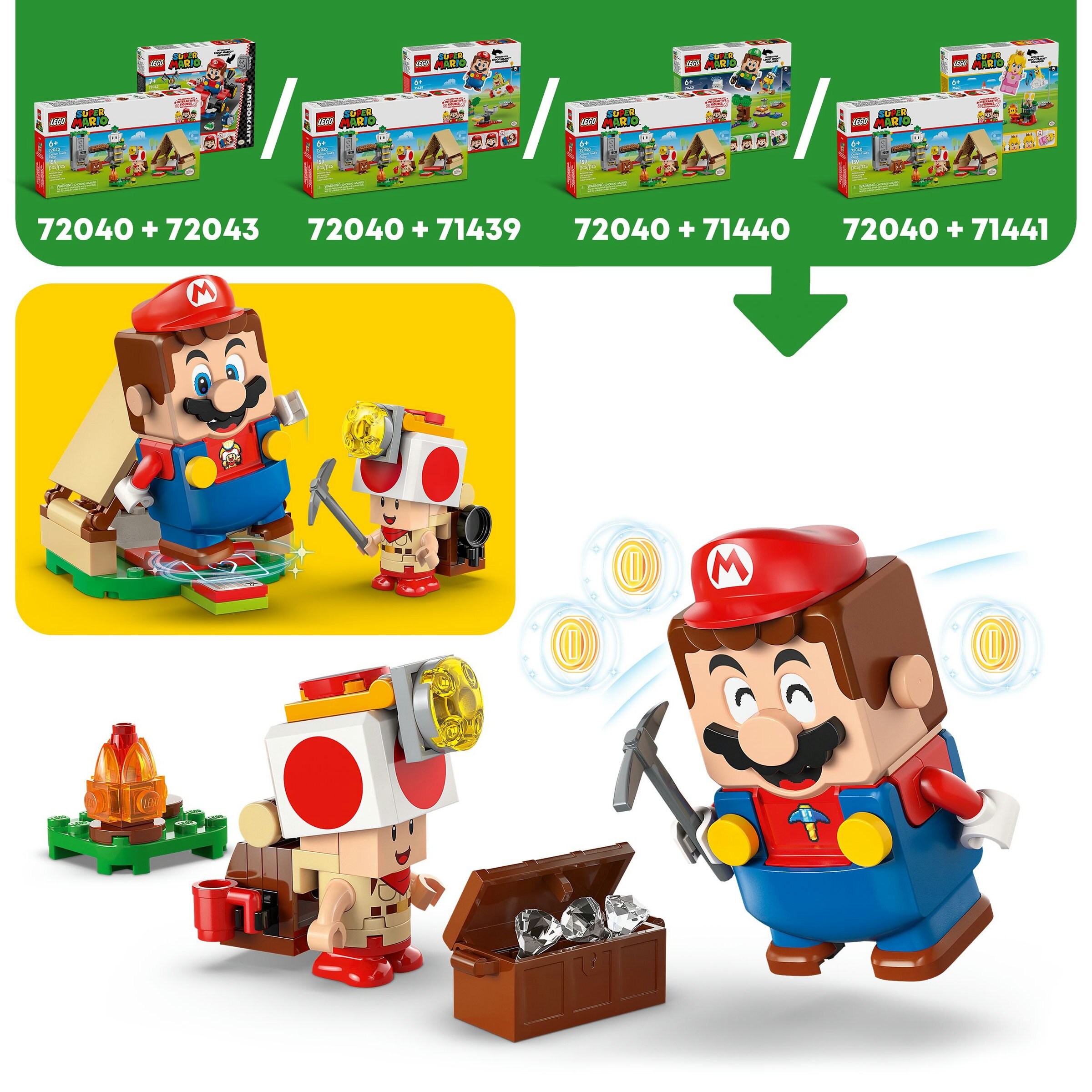 Juego de construcción De acampada con el Capitán Toad LEGO Super Mario - 72040 5
