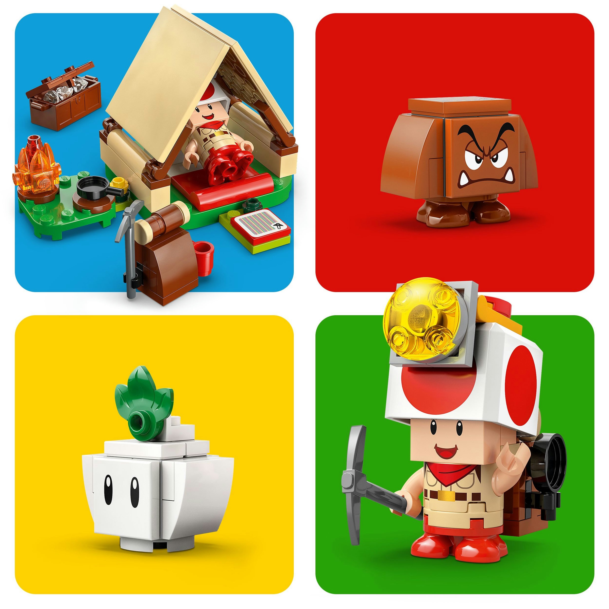 Juego de construcción De acampada con el Capitán Toad LEGO Super Mario - 72040 7