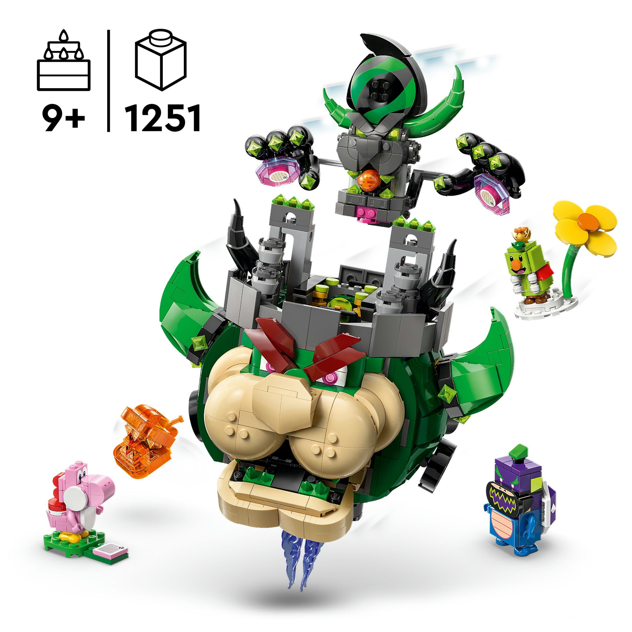 Juego de construcción Príncipe Florian y Bowser Castillo LEGO Super Mario - 72042 4