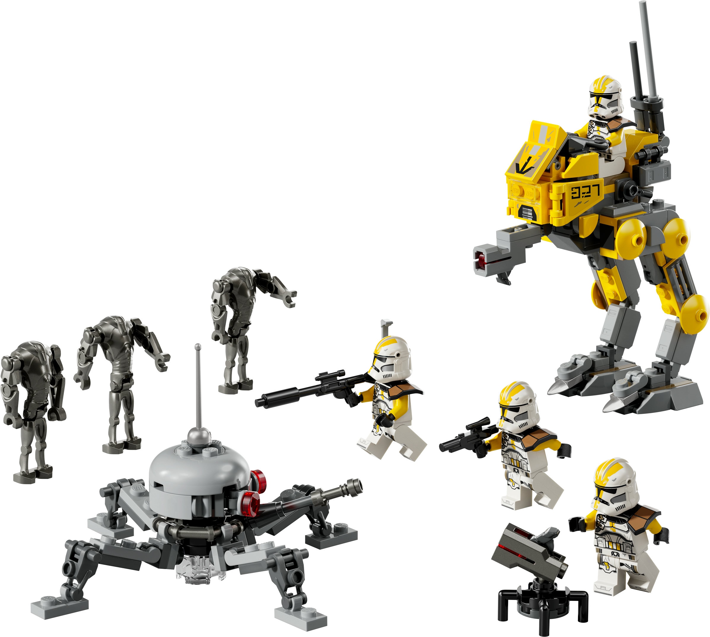 Juego de construcción Pack de Combate: Soldados Clon del 327 Cuerpo Estelar LEGO Star Wars - 75431 8