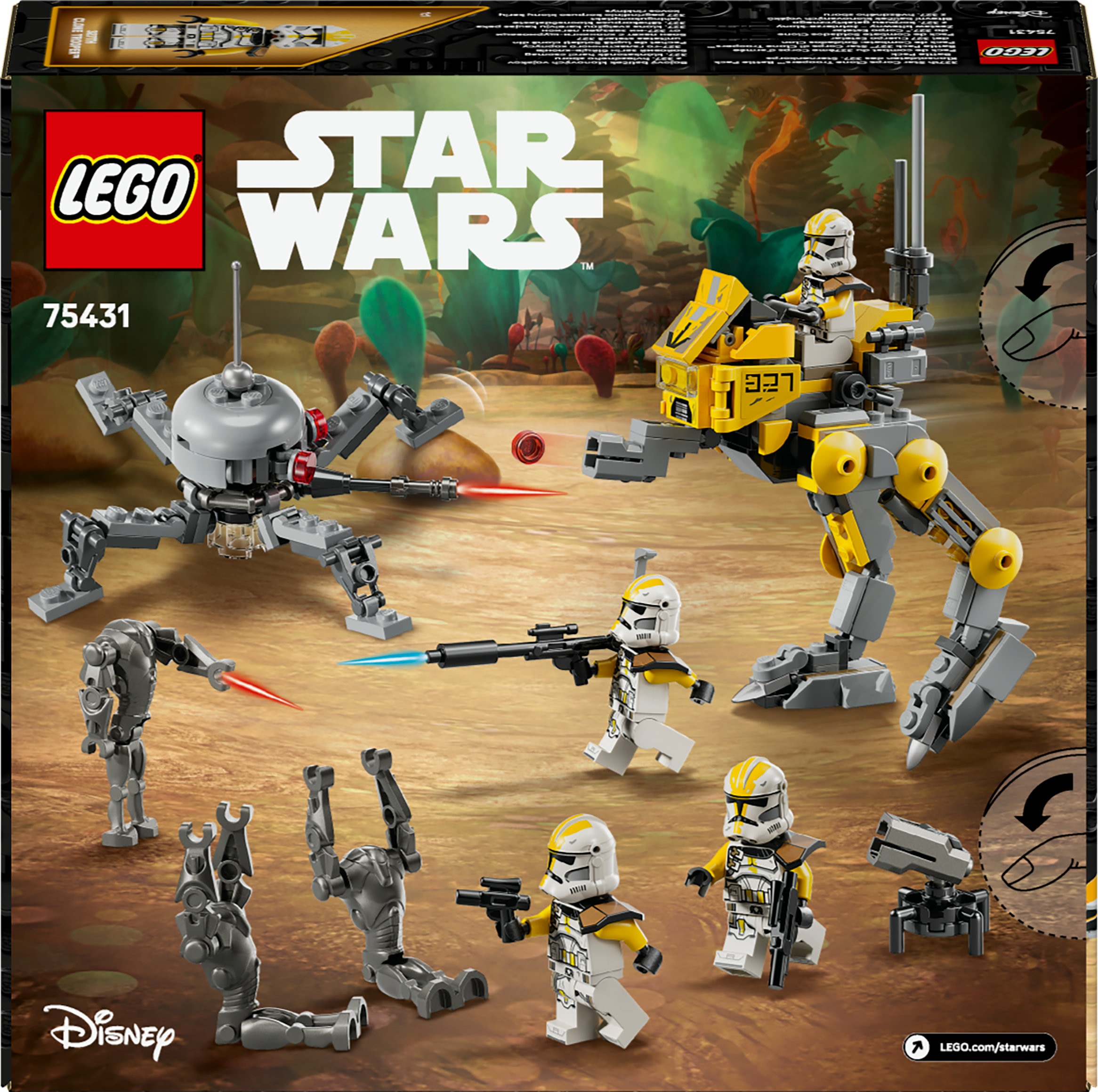 Juego de construcción Pack de Combate: Soldados Clon del 327 Cuerpo Estelar LEGO Star Wars - 75431 9