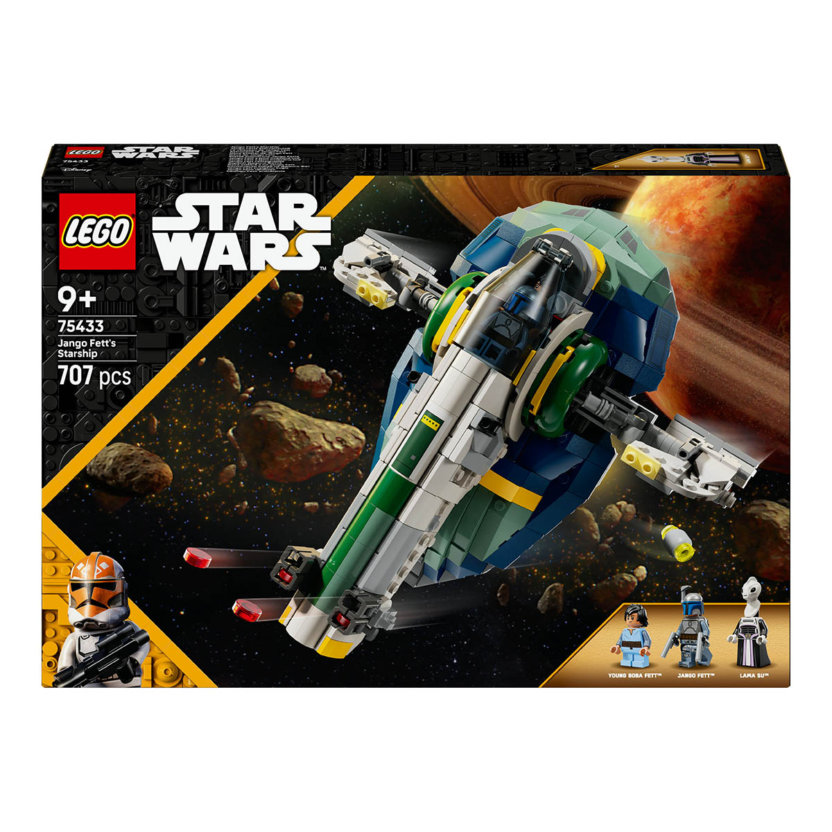 Imagen 0 de Juego de construcción Nave Estelar de Jango Fett Disney Star Wars LEGO - 75433
