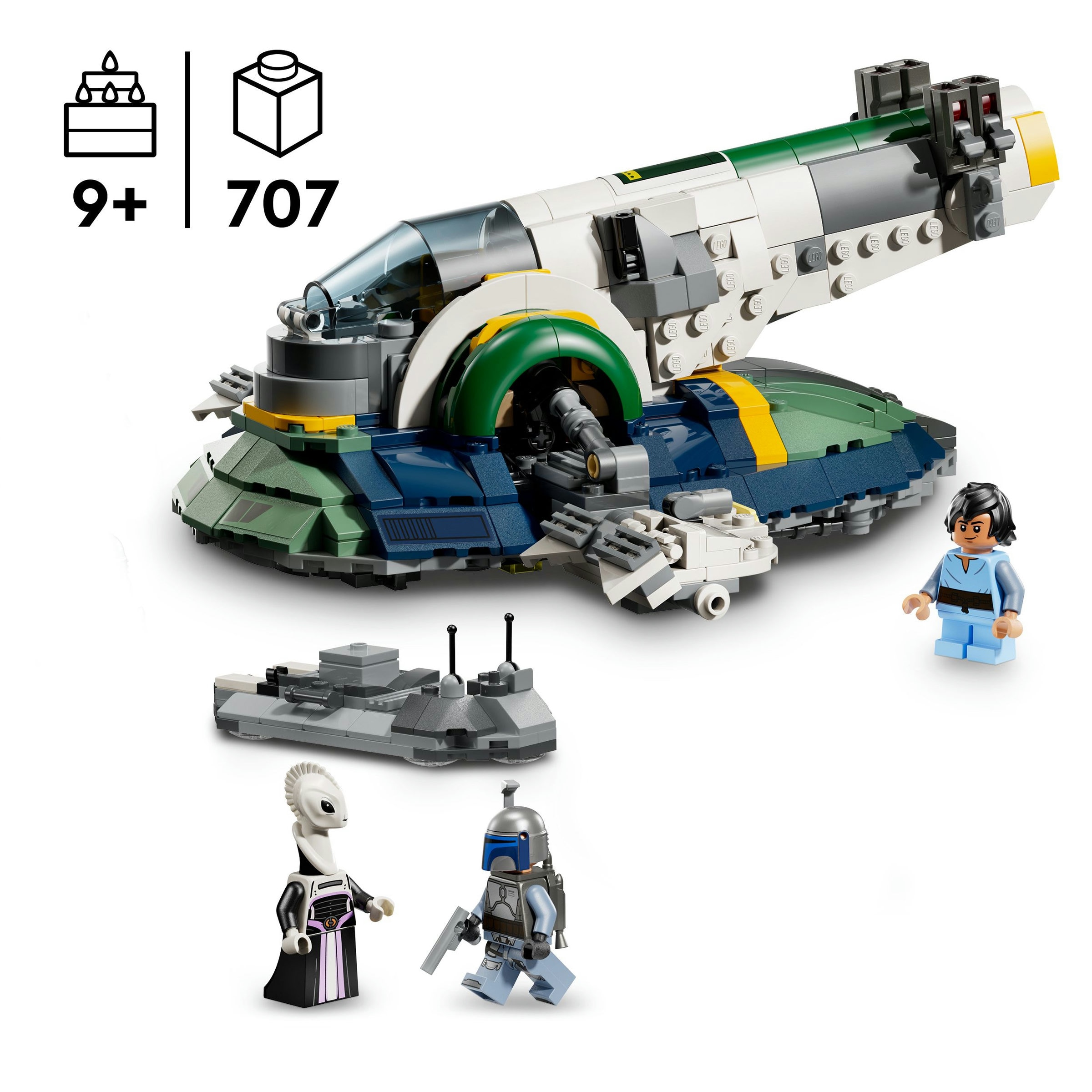 Juego de construcción Nave Estelar de Jango Fett Disney Star Wars LEGO - 75433 4
