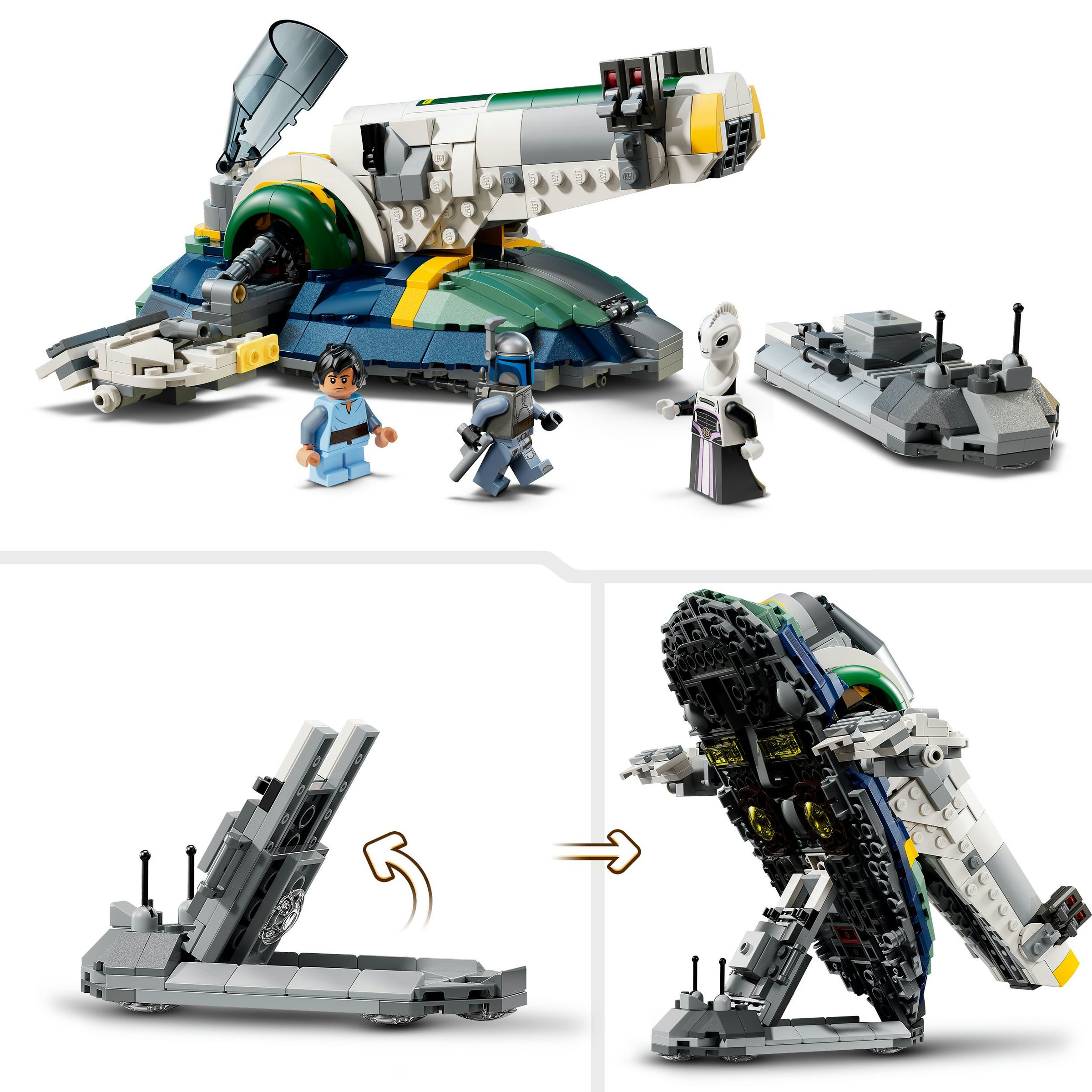 Juego de construcción Nave Estelar de Jango Fett Disney Star Wars LEGO - 75433 5