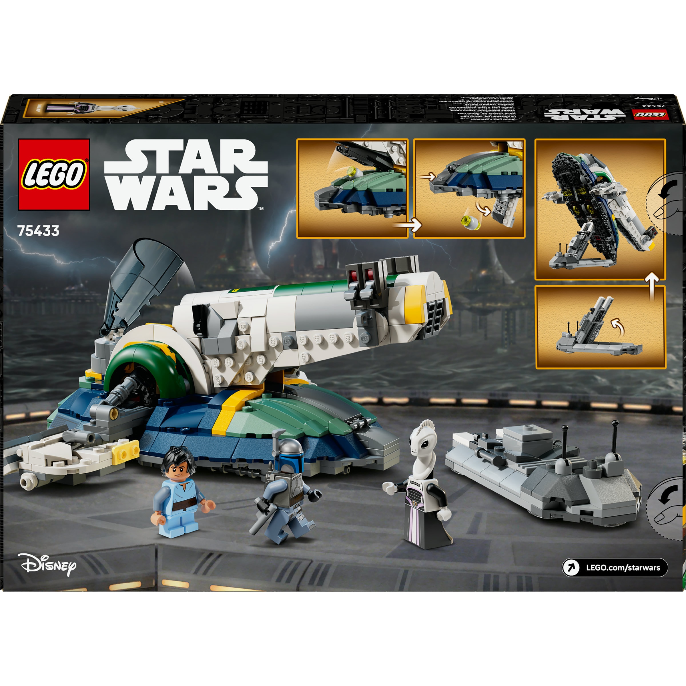 Juego de construcción Nave Estelar de Jango Fett Disney Star Wars LEGO - 75433 9