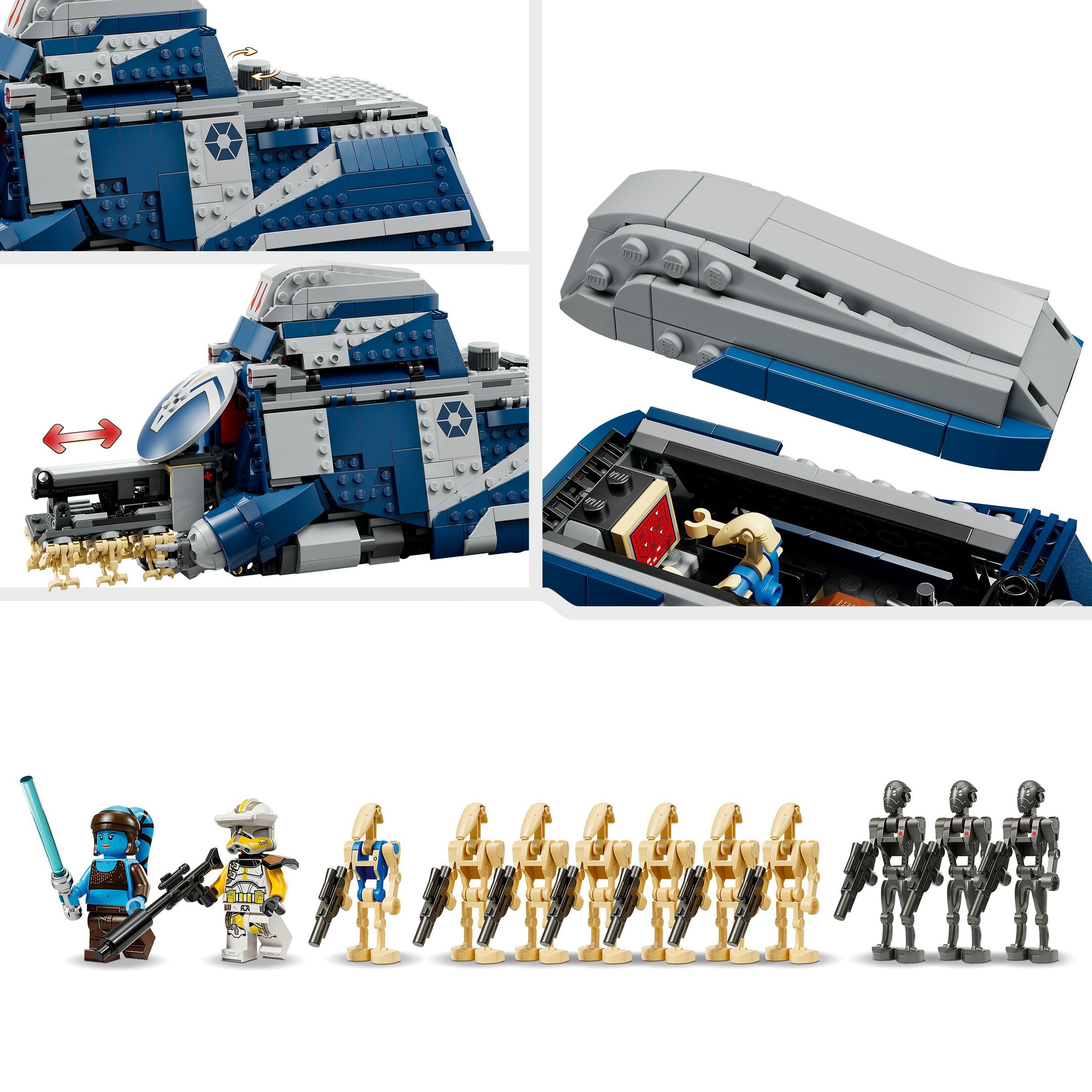 Juego de construcción MTT™ Separatista de la Batalla de Felucia Disney Star Wars LEGO - 75435 6