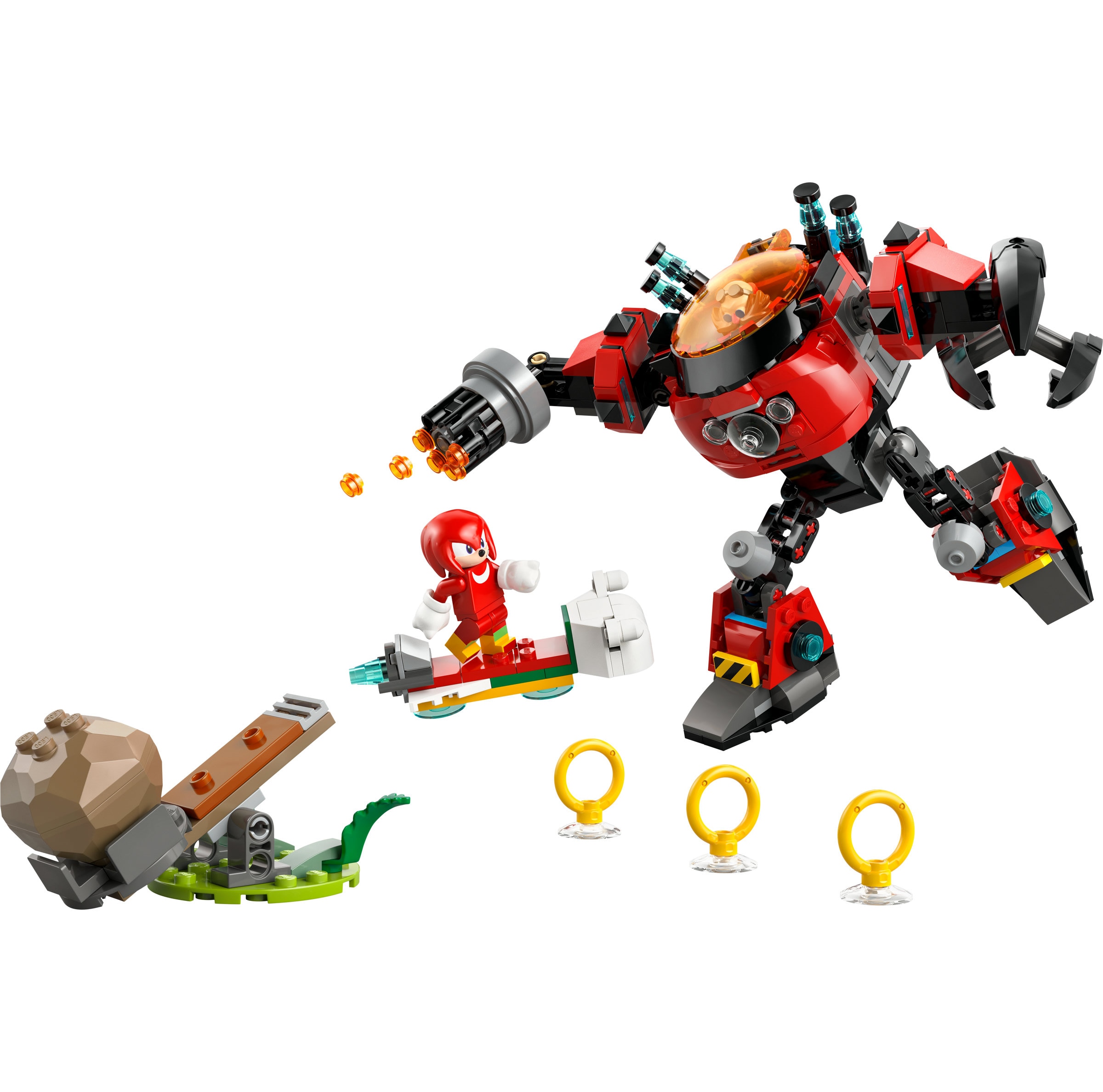 Juego de construcción Knuckles vs. Meca Egg Crusher del Dr. Eggman LEGO Sonic - 77005 8