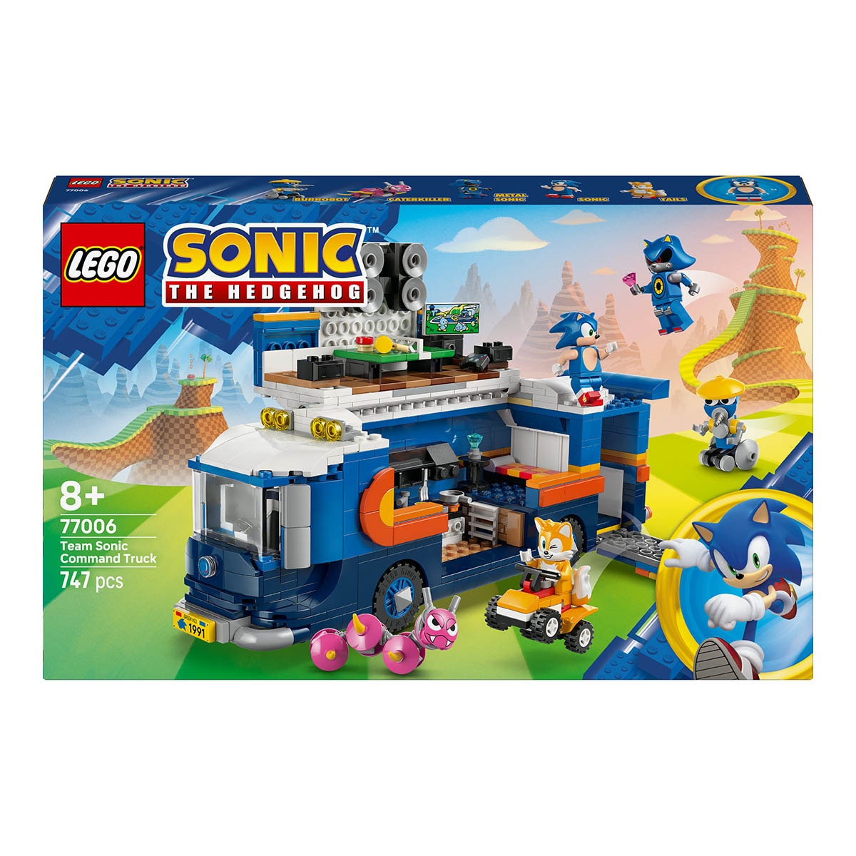 Imagen 0 de Juego de construcción Camión de Operaciones del Equipo Sonic LEGO Sonic - 77006