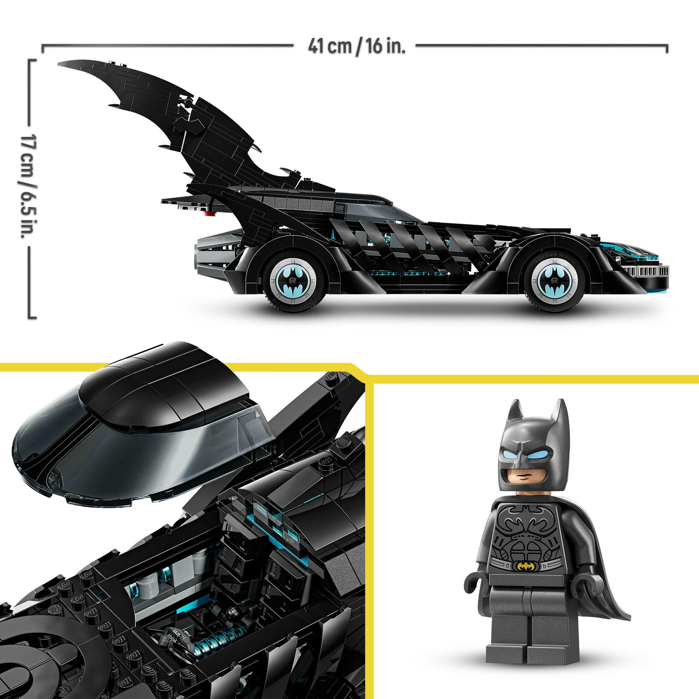 Juego de construcción Batmóvil de Batman Forever LEGO Super Hero - 76304 6