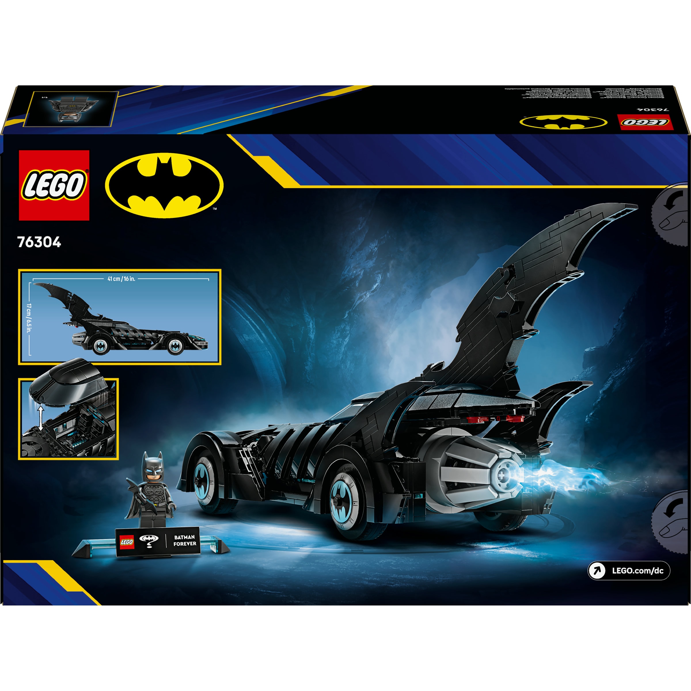 Juego de construcción Batmóvil de Batman Forever LEGO Super Hero - 76304 9