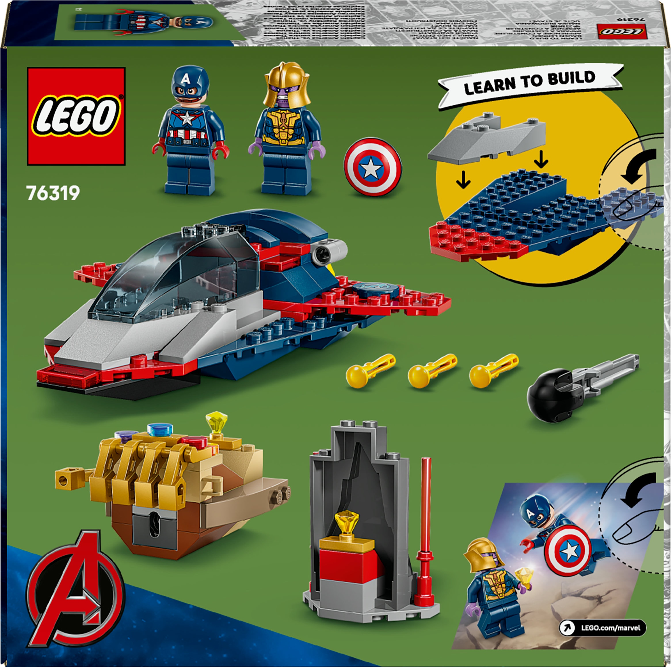 Juego de construcción Capitán América vs. Thanos LEGO Super Hero - 76319 9