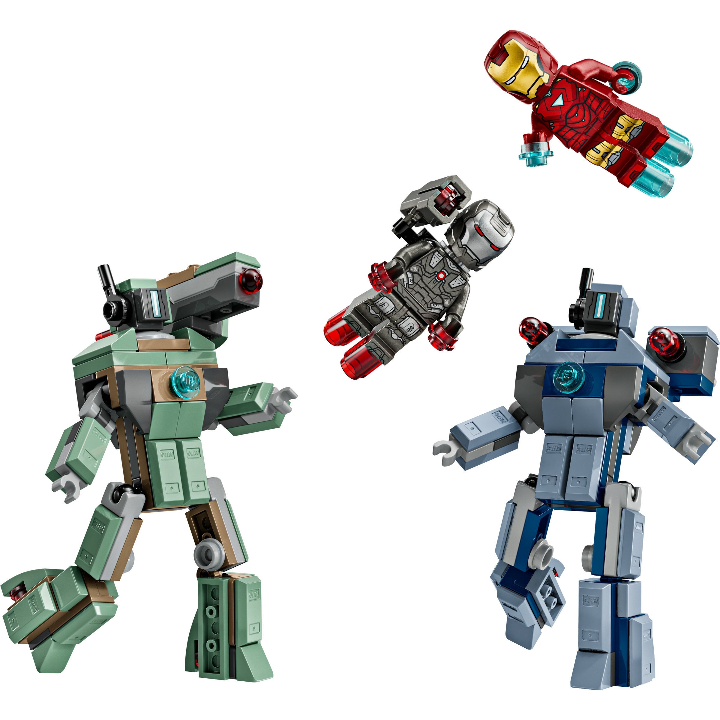 Juego de construcción Iron Man y Máquina de Guerra vs. Drones de Hammer LEGO Super Hero - 76320 8