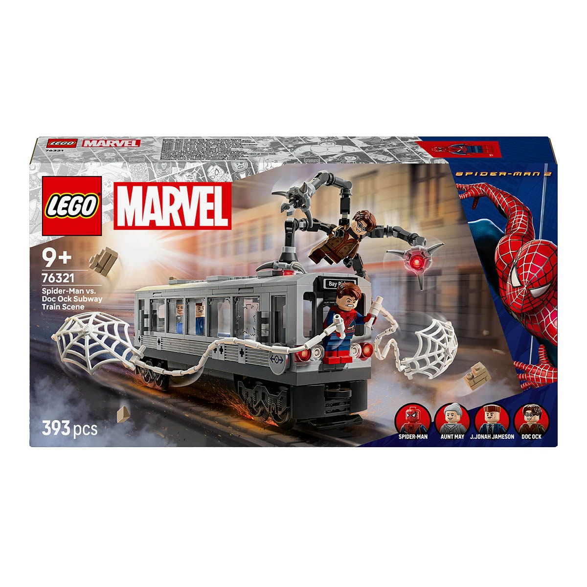 Juego de construcción Spider-Man vs. Doc Ock: Escena del Tren Subterráneo LEGO Super Hero - 76321 1