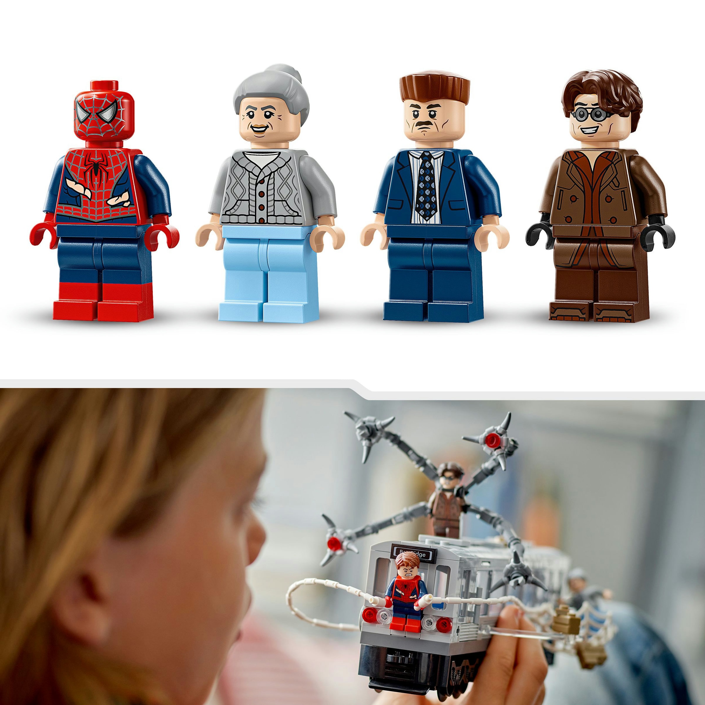 Juego de construcción Spider-Man vs. Doc Ock: Escena del Tren Subterráneo LEGO Super Hero - 76321 7
