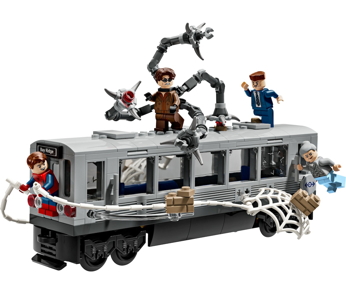 Juego de construcción Spider-Man vs. Doc Ock: Escena del Tren Subterráneo LEGO Super Hero - 76321 8