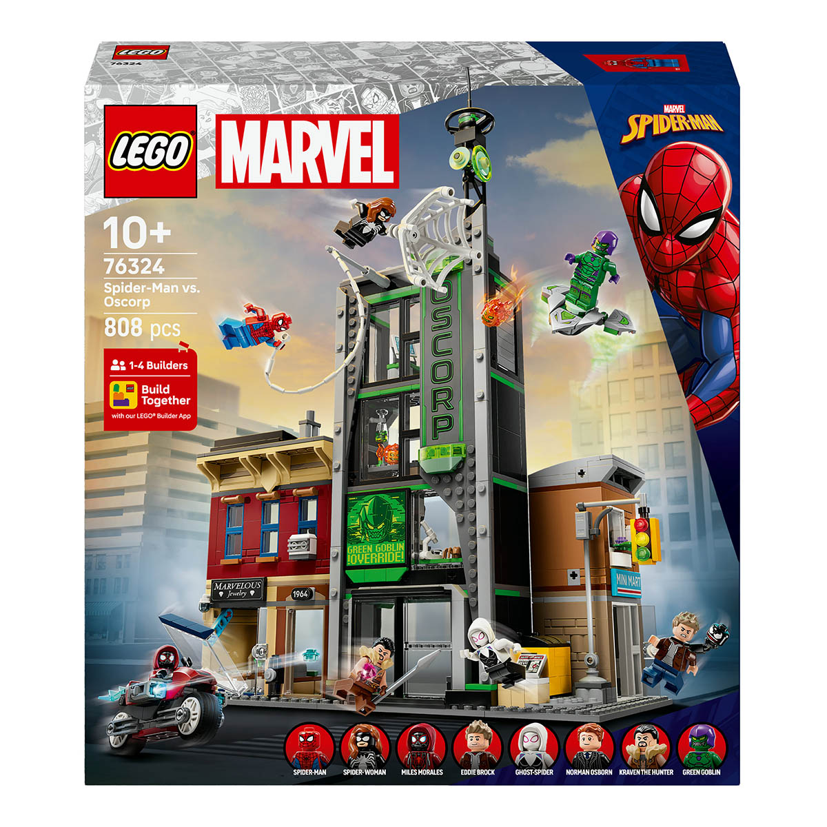 Imagen 0 de Juego de construcción Spider-Man vs. Oscorp LEGO Super Hero - 76324