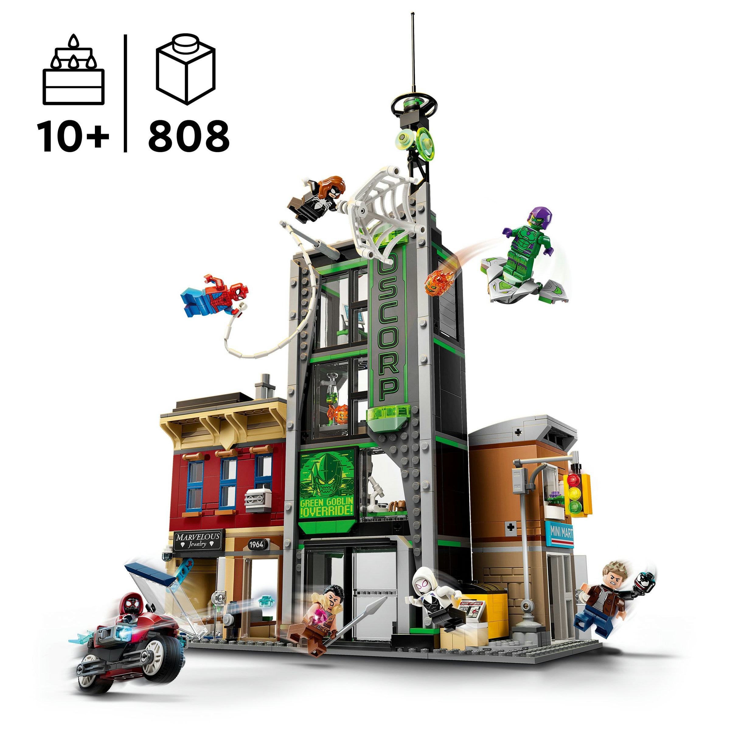 Juego de construcción Spider-Man vs. Oscorp LEGO Super Hero - 76324 4
