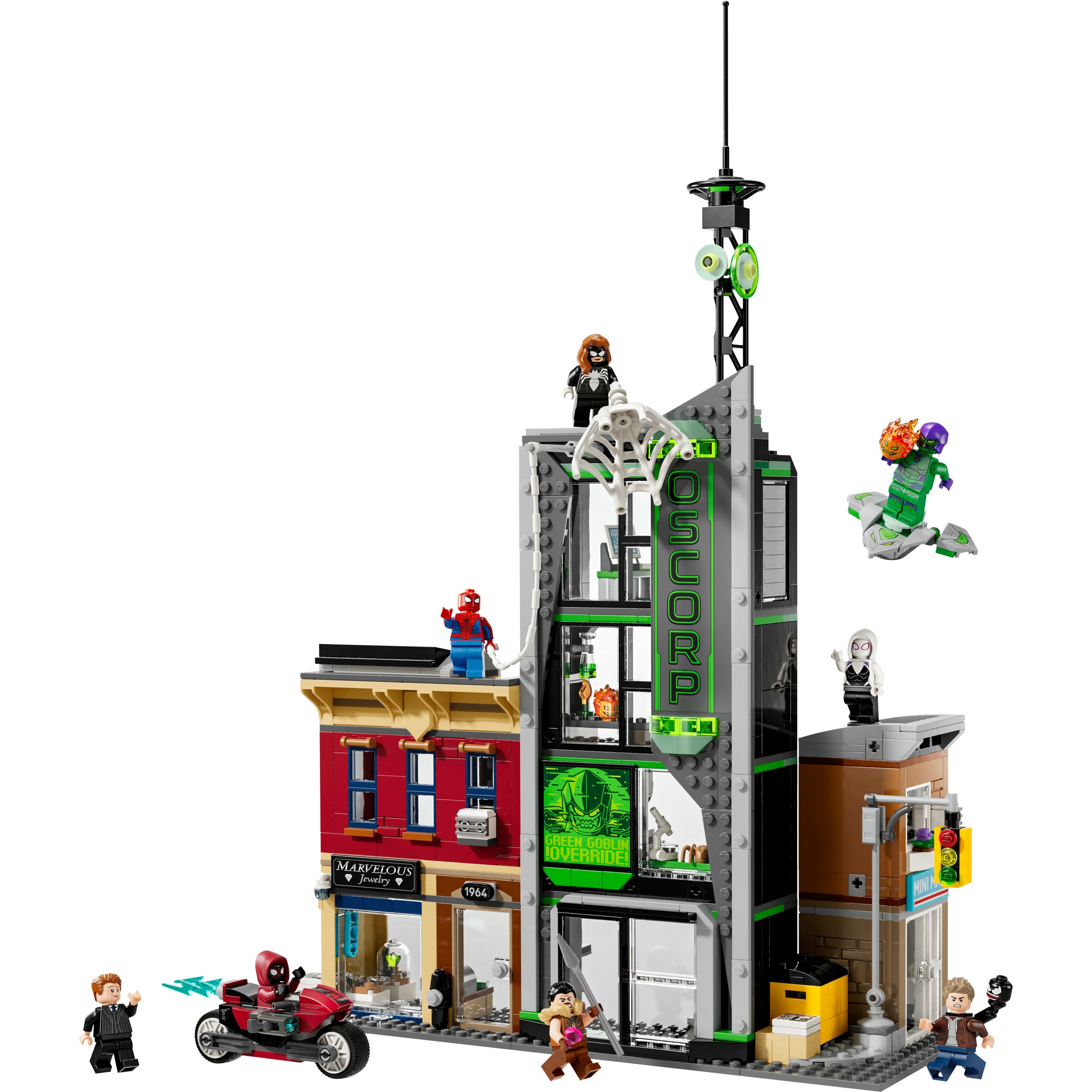 Juego de construcción Spider-Man vs. Oscorp LEGO Super Hero - 76324 8
