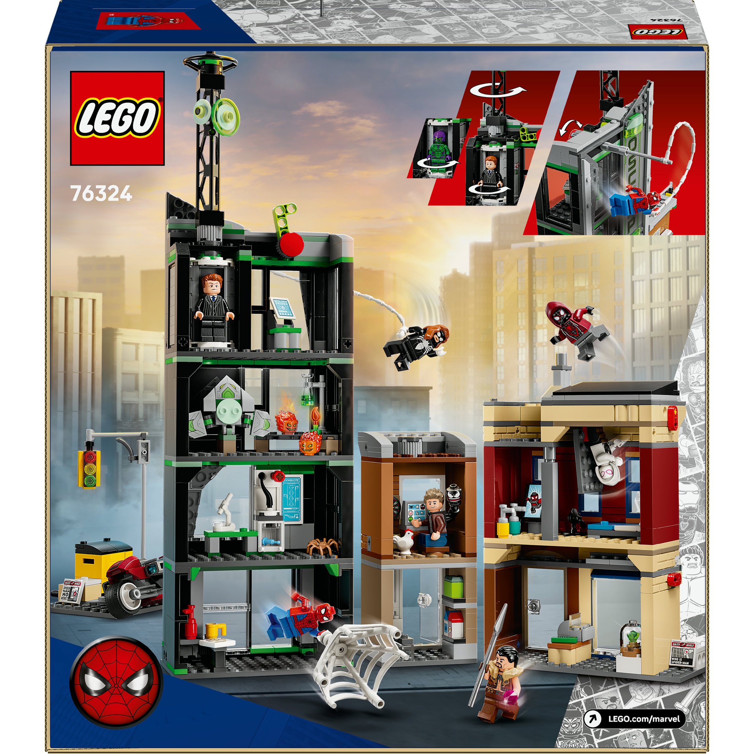 Juego de construcción Spider-Man vs. Oscorp LEGO Super Hero - 76324 9