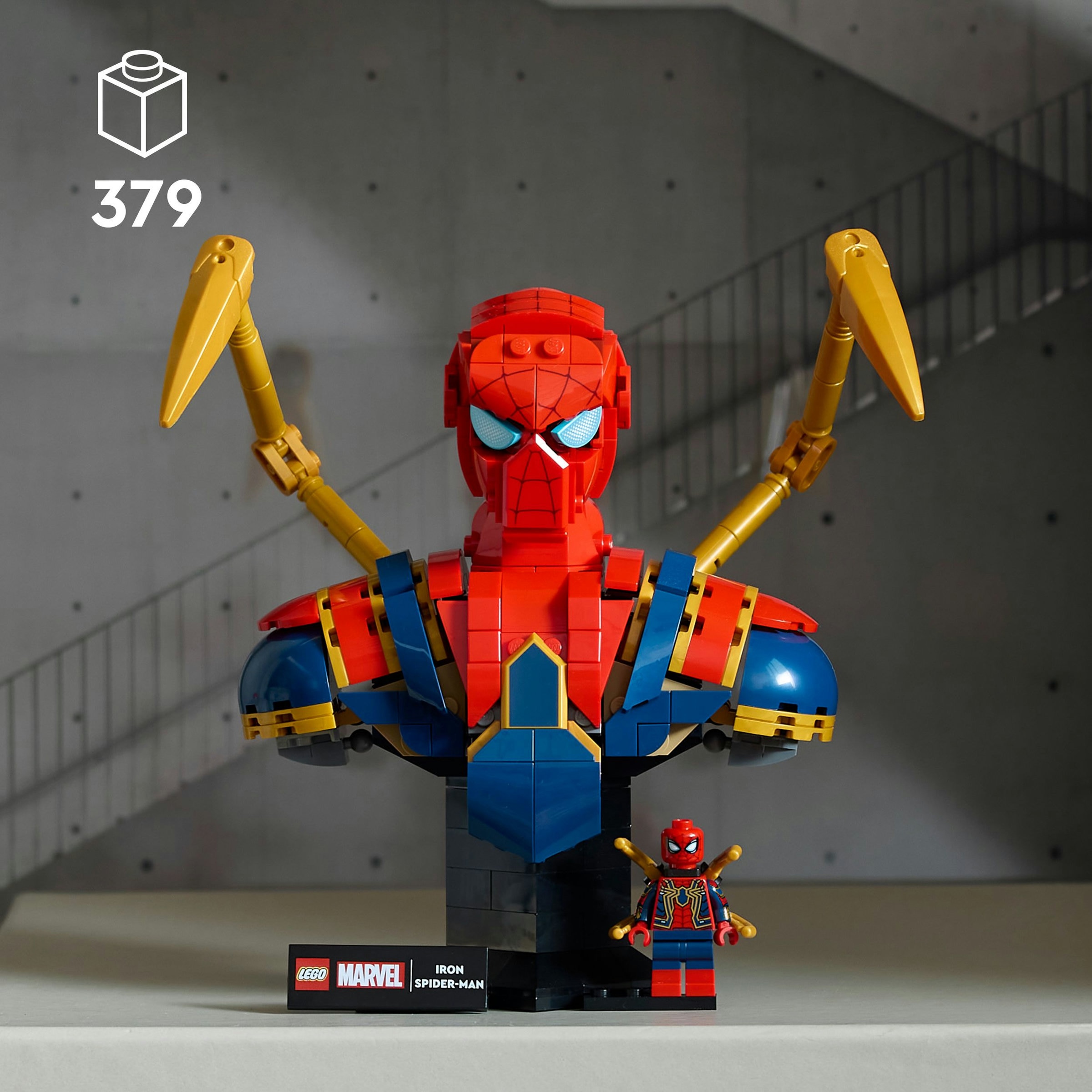 Juego de construcción Busto de Iron Spider-Man LEGO Super Hero - 76326 4