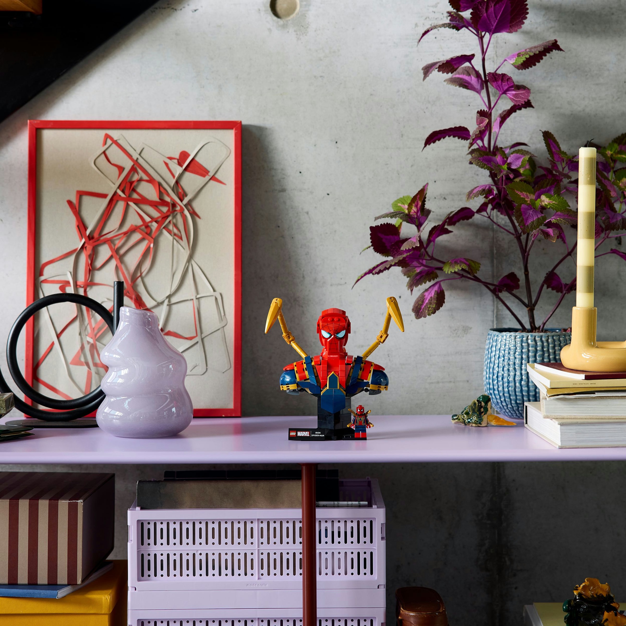 Juego de construcción Busto de Iron Spider-Man LEGO Super Hero - 76326 5