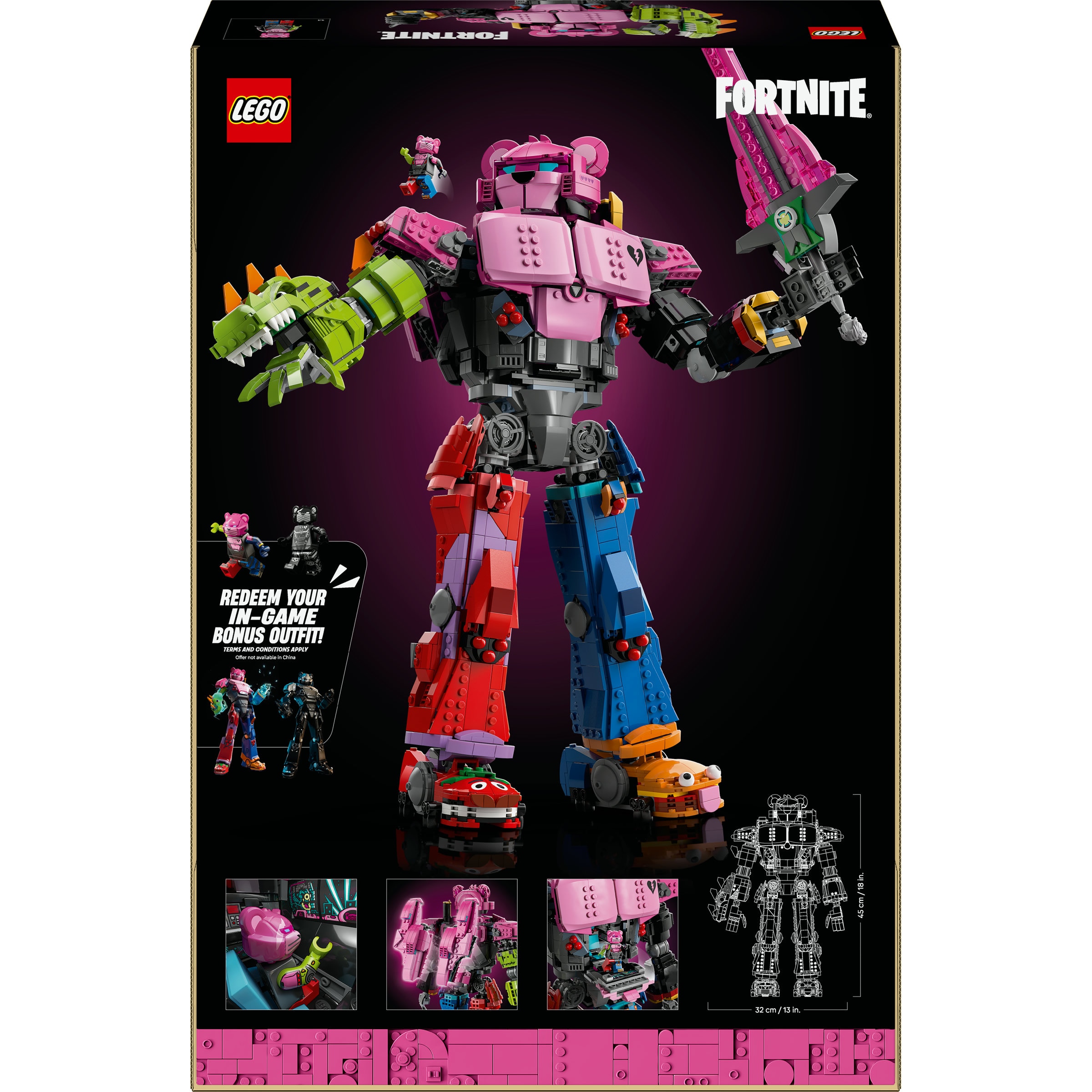 Juego de construcción Líder del equipo Mecha LEGO Fortnite - 77078 9