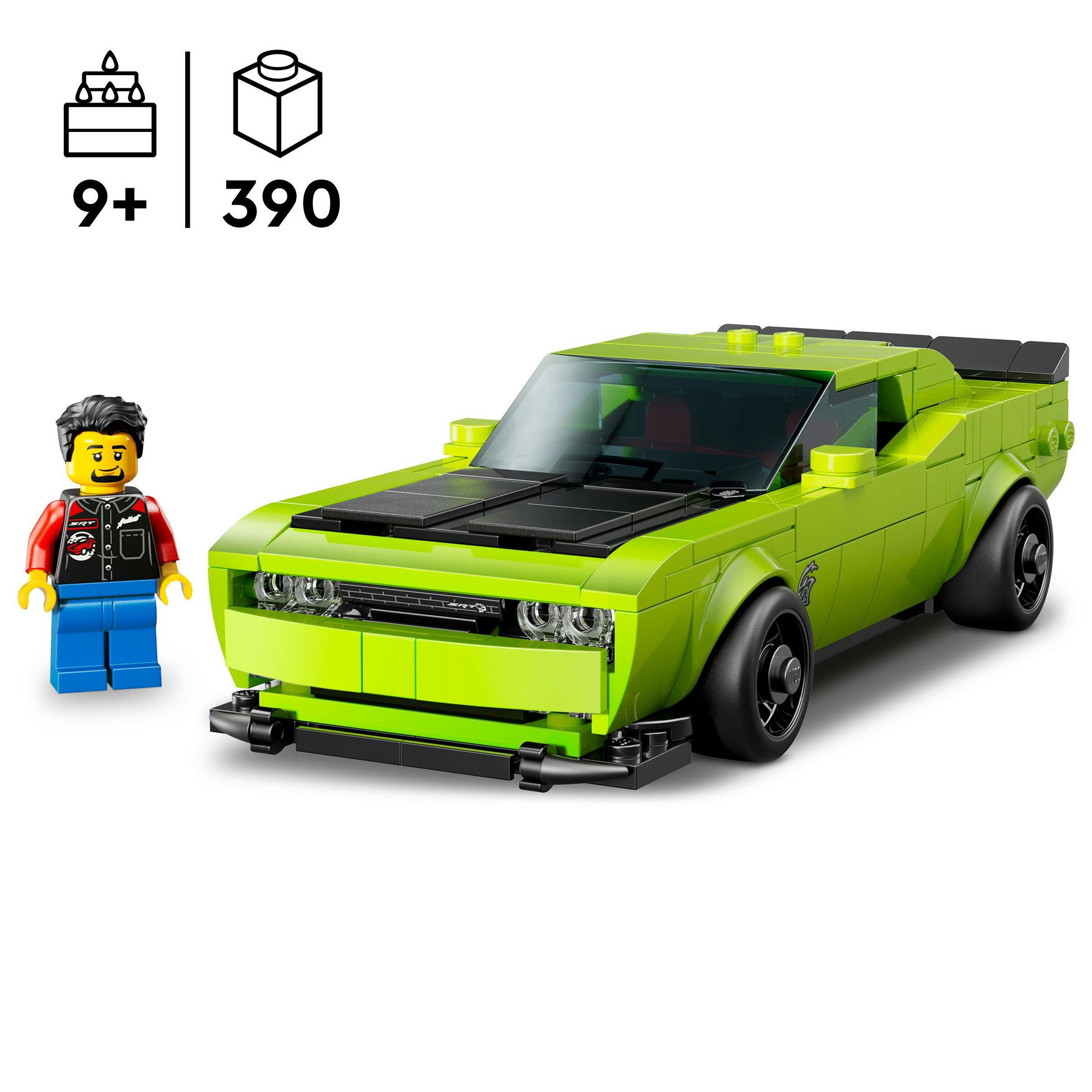 Juego de construcción Deportivo Dodge Challenger SRT Hellcat LEGO Speed Champions- 77237 4