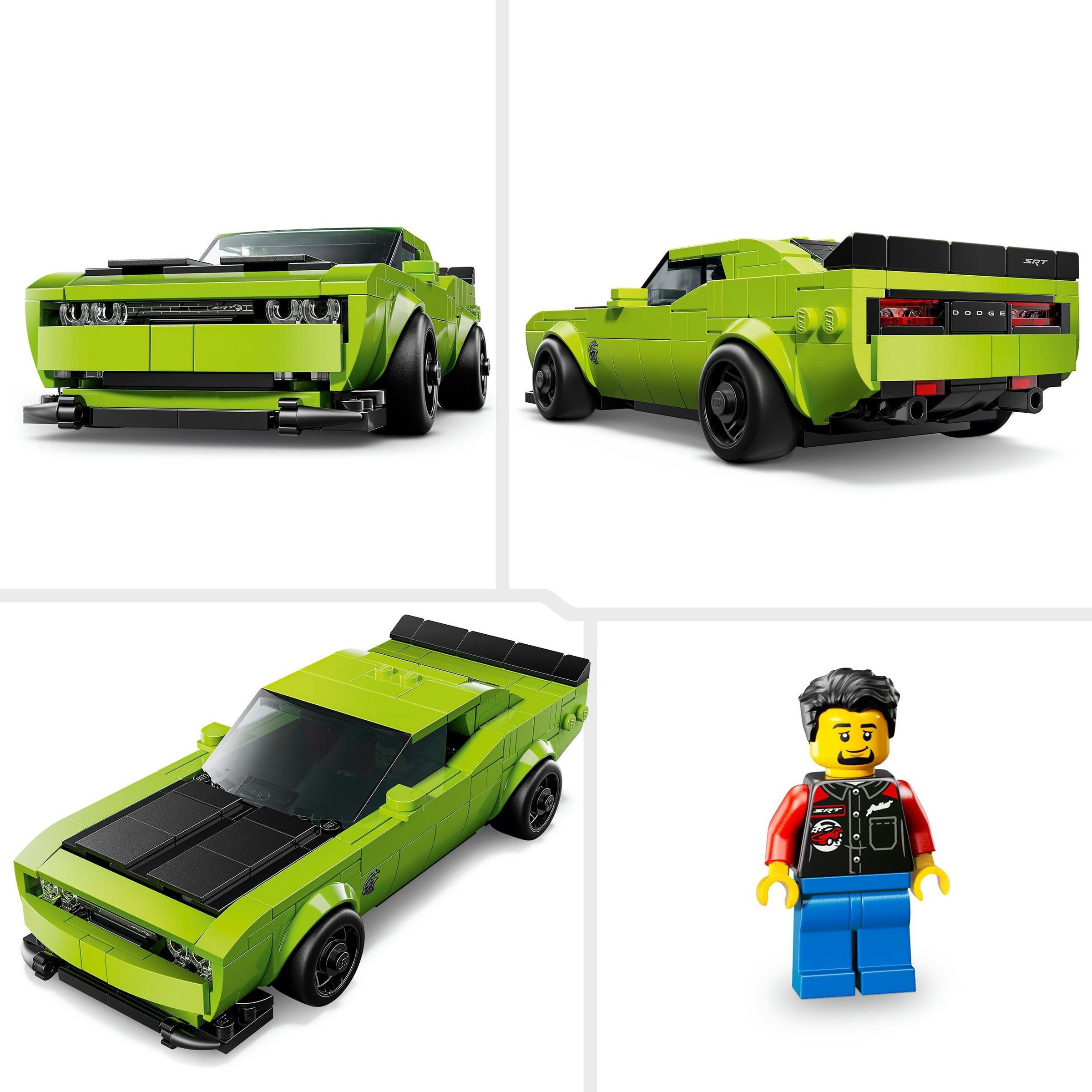 Juego de construcción Deportivo Dodge Challenger SRT Hellcat LEGO Speed Champions- 77237 6