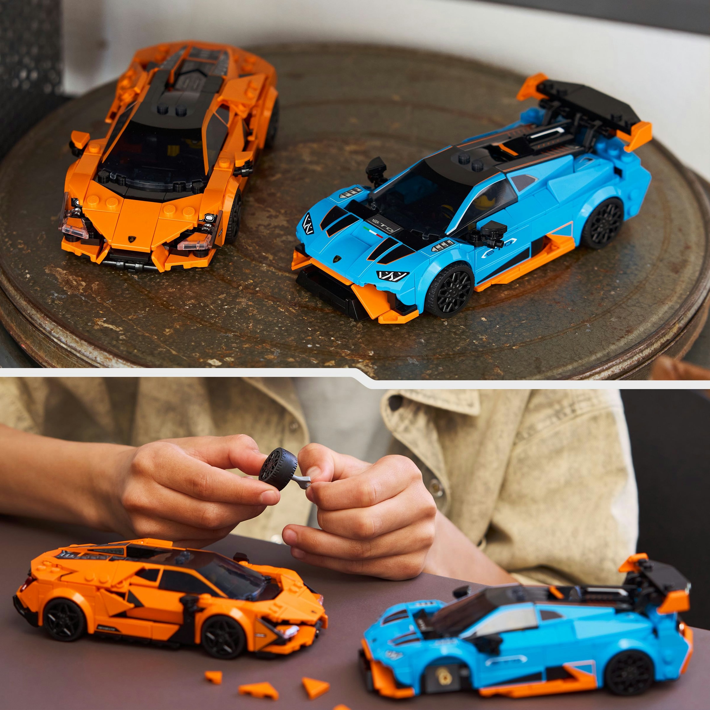 Juego de construcción Lamborghini Revuelto y Huracán STO LEGO Speed Champions - 77238 7