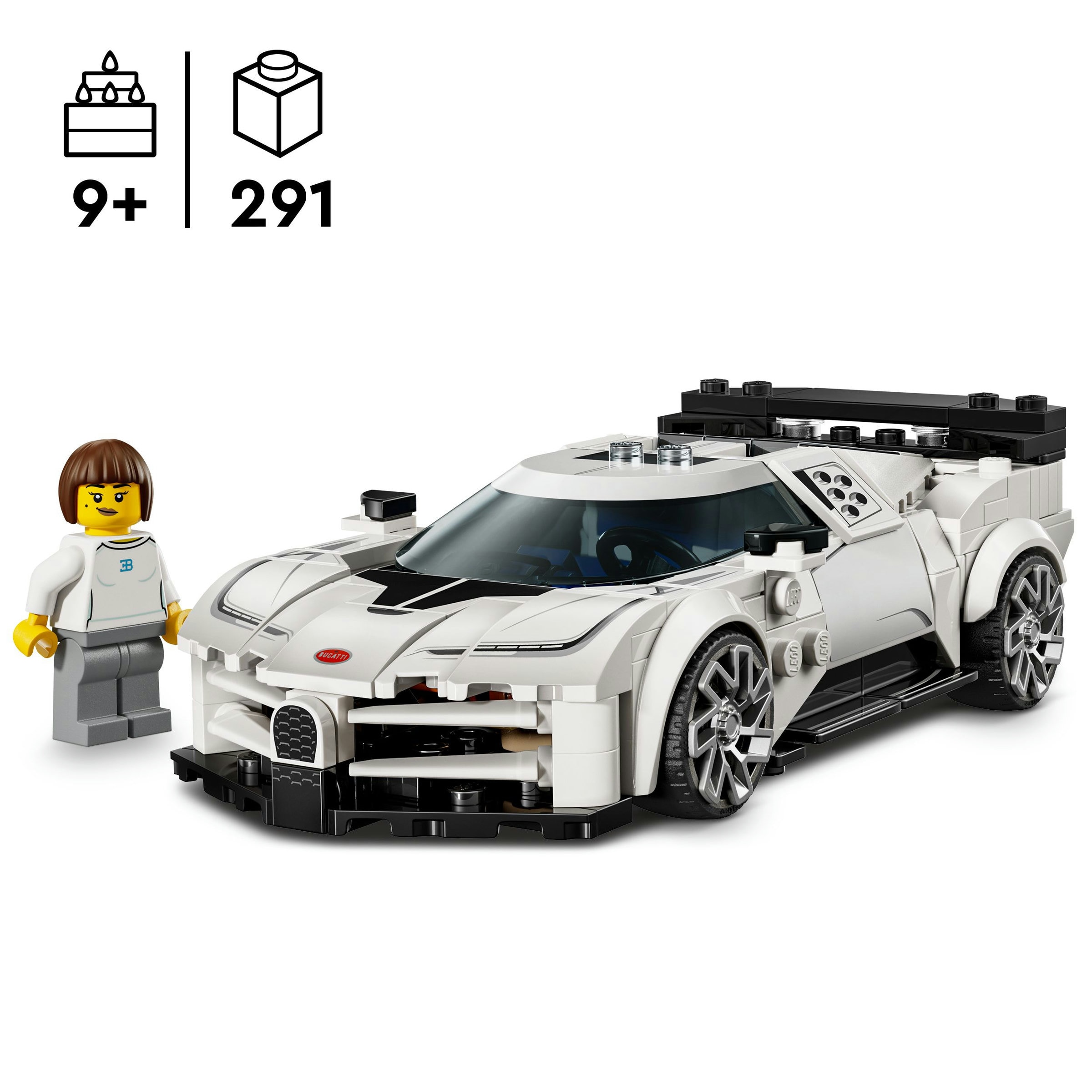 Juego de construcción Hiperdeportivo Bugatti Centodieci LEGO Speed Champions - 77240 4
