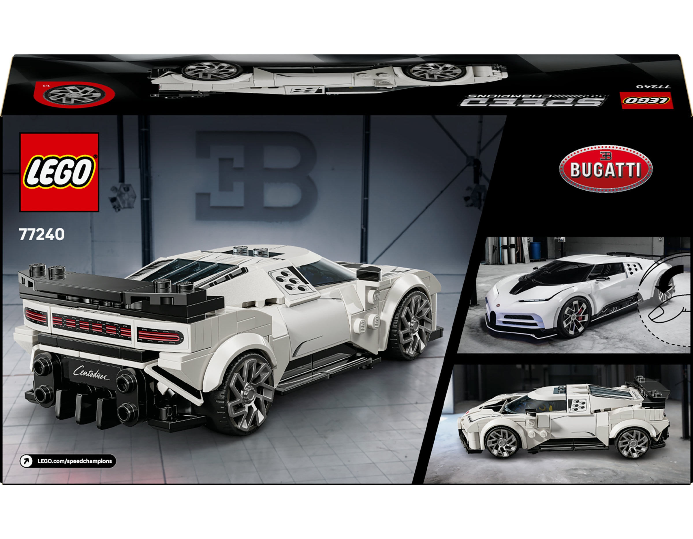Juego de construcción Hiperdeportivo Bugatti Centodieci LEGO Speed Champions - 77240 9