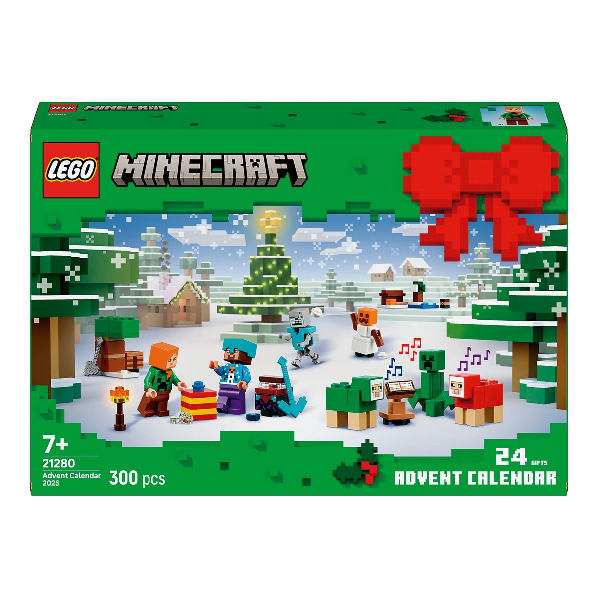 Calendário do Advento de 2025 Lego Minecraft 1