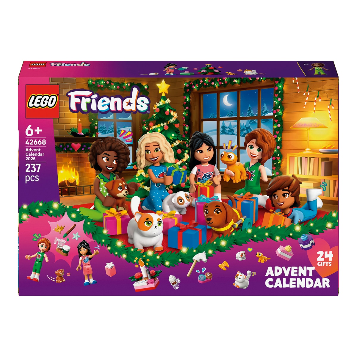 LEGO – Juego de construcción Calendario de Adviento 2025 LEGO Friends.