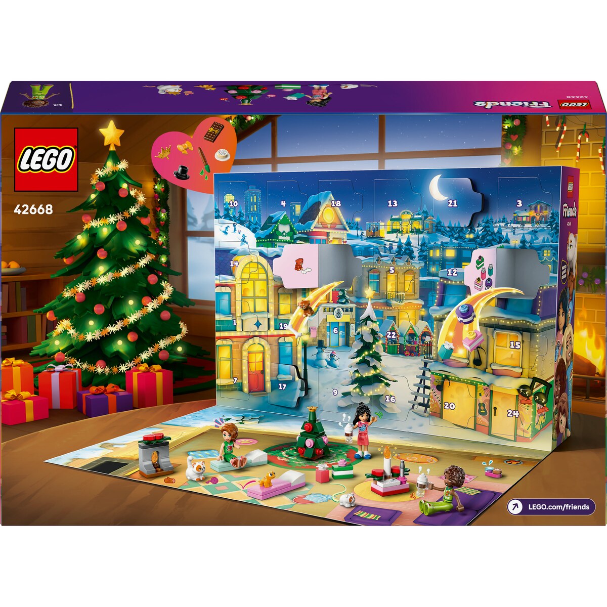 Juego de construcción Calendario de Adviento 2025 LEGO Friends