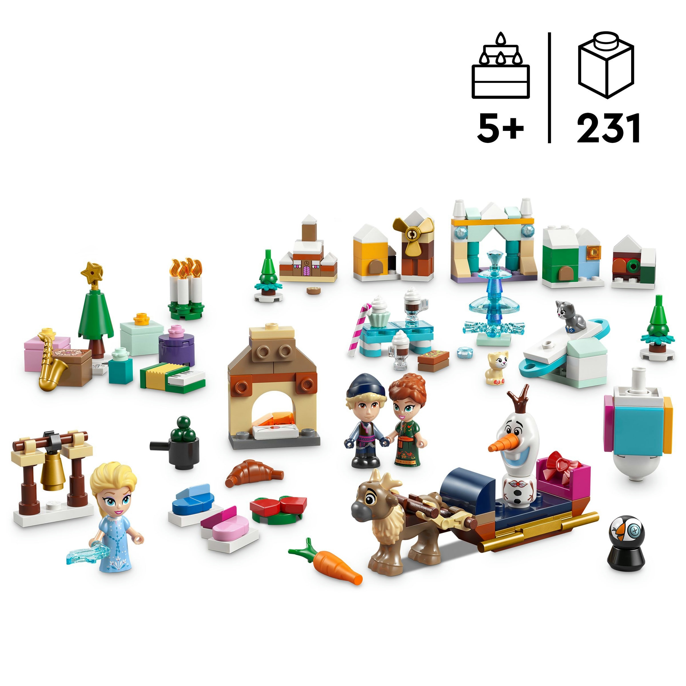 Juego de construcción Calendario de Adviento 2025 LEGO Princess - 43273 4