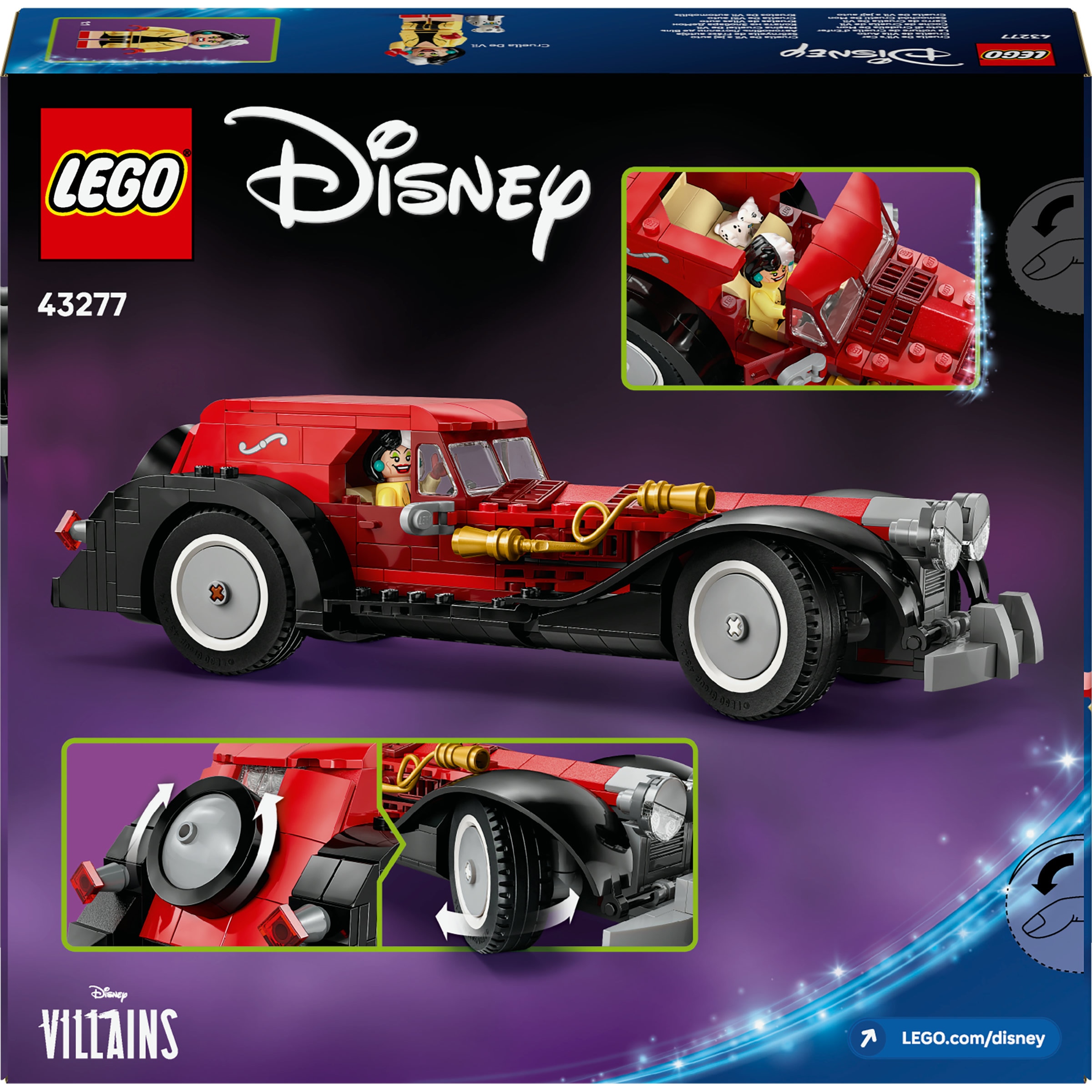 Juego de construcción Coche de Cruella de Vil LEGO Disney - 43277 9