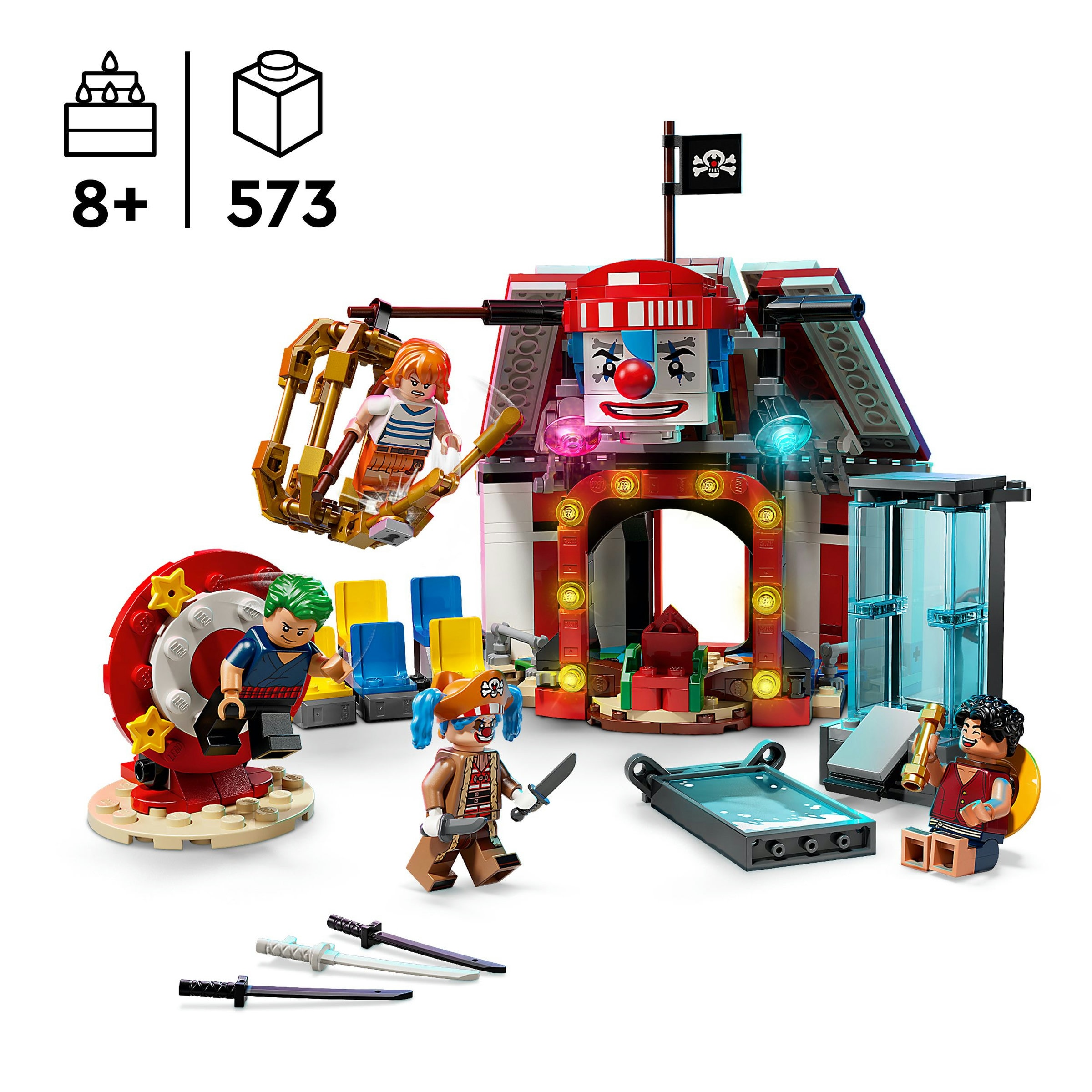 Juego de construcción Carpa de Circo de Buggy el Payaso LEGO One Piece - 75637 4