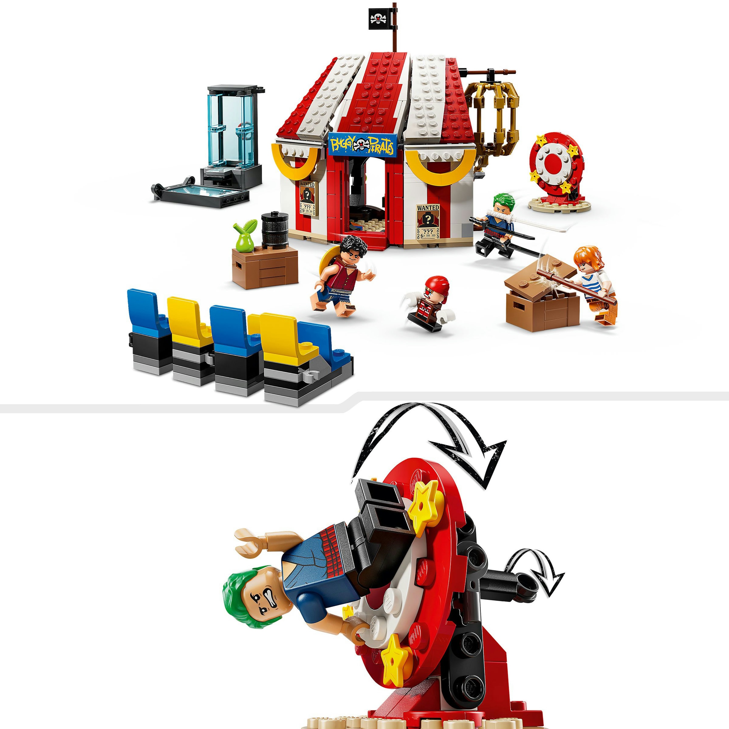 Juego de construcción Carpa de Circo de Buggy el Payaso LEGO One Piece - 75637 5