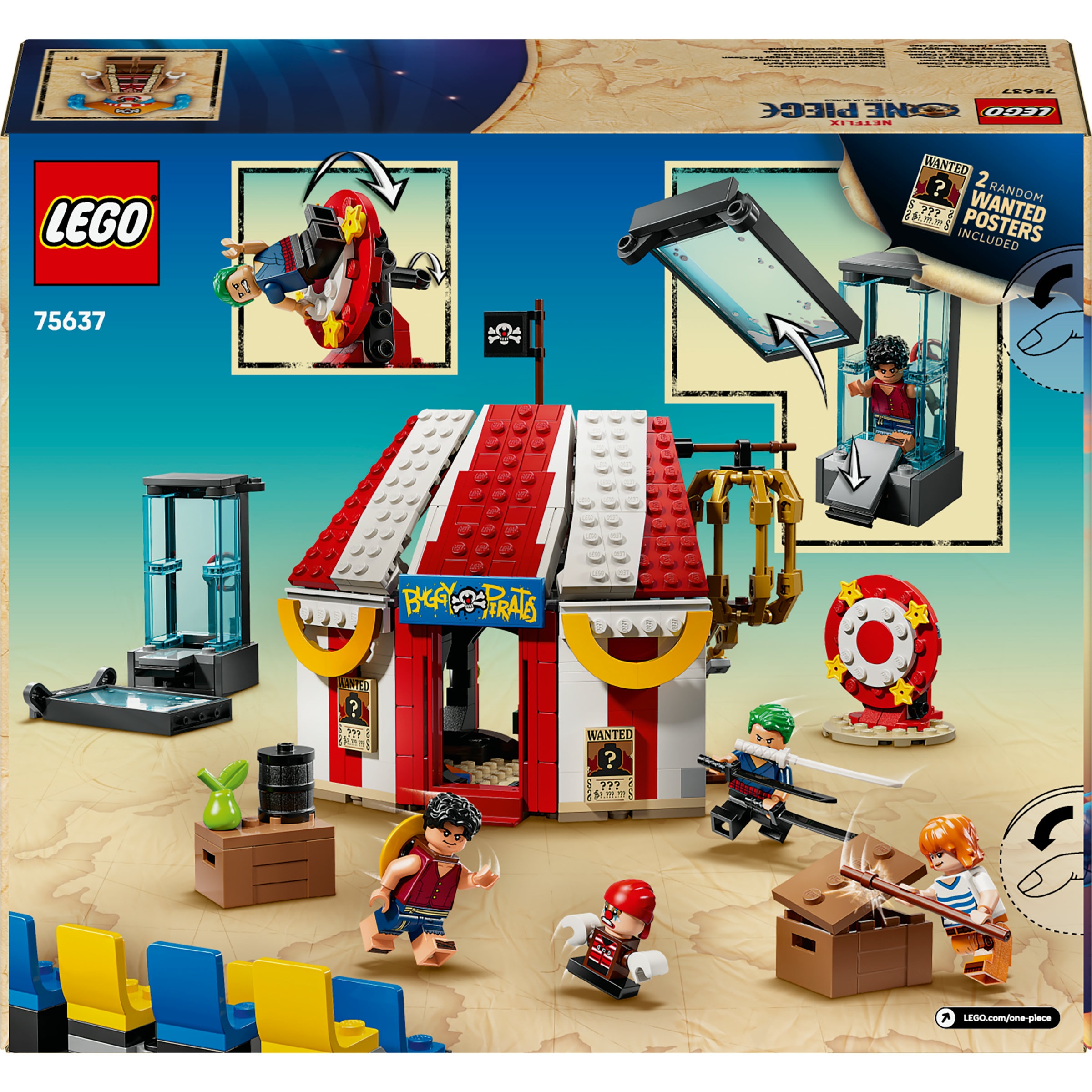 Juego de construcción Carpa de Circo de Buggy el Payaso LEGO One Piece - 75637 9