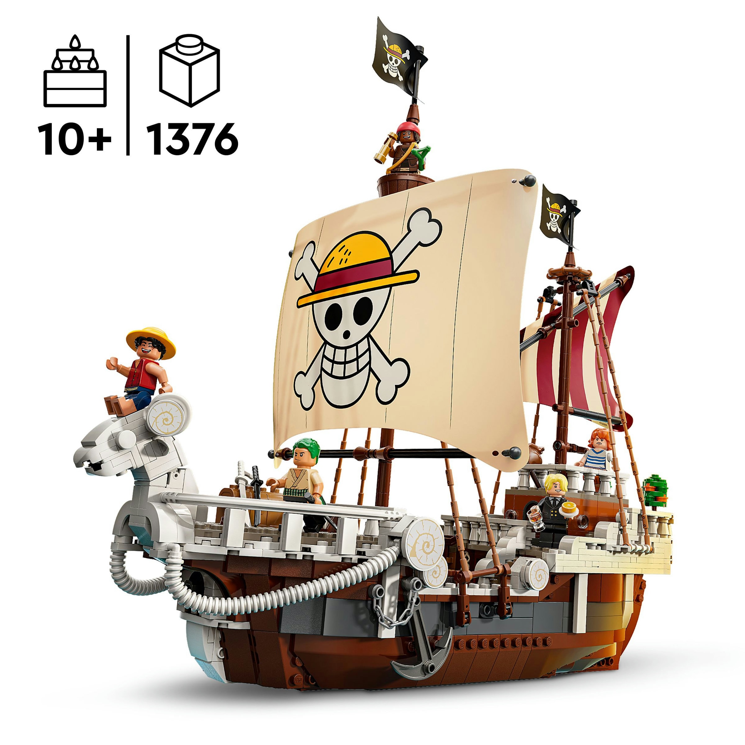 O Navio Pirata Going Merry Lego One Piece 4