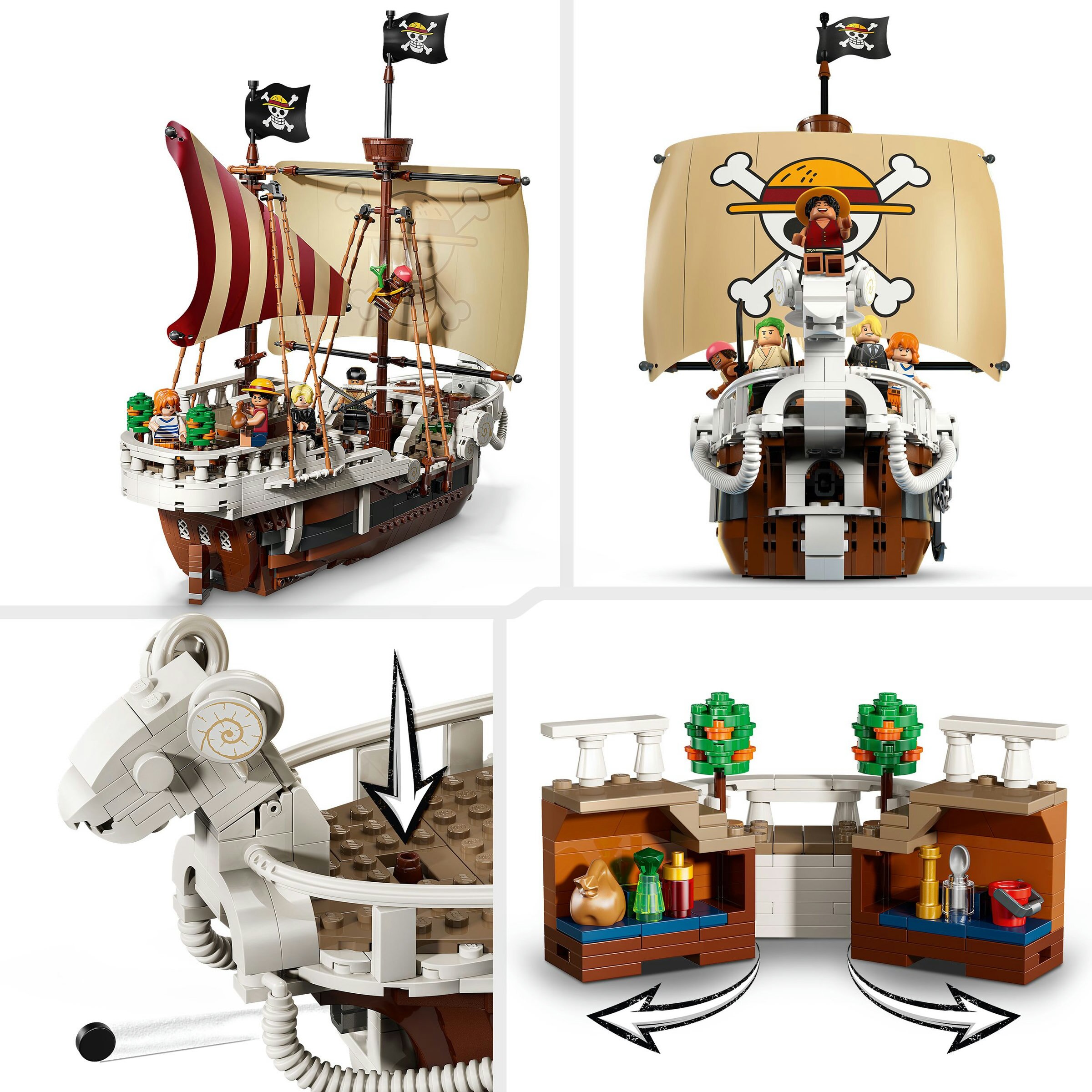 O Navio Pirata Going Merry Lego One Piece 5