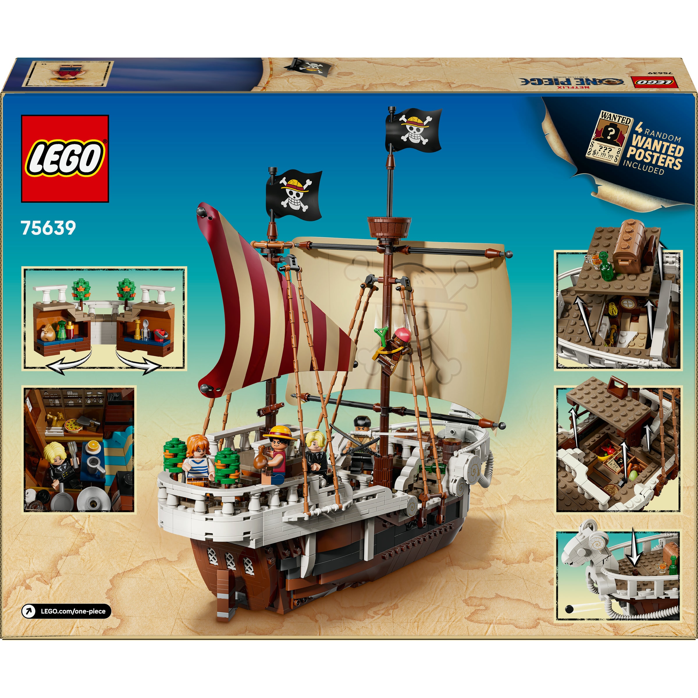 O Navio Pirata Going Merry Lego One Piece 9