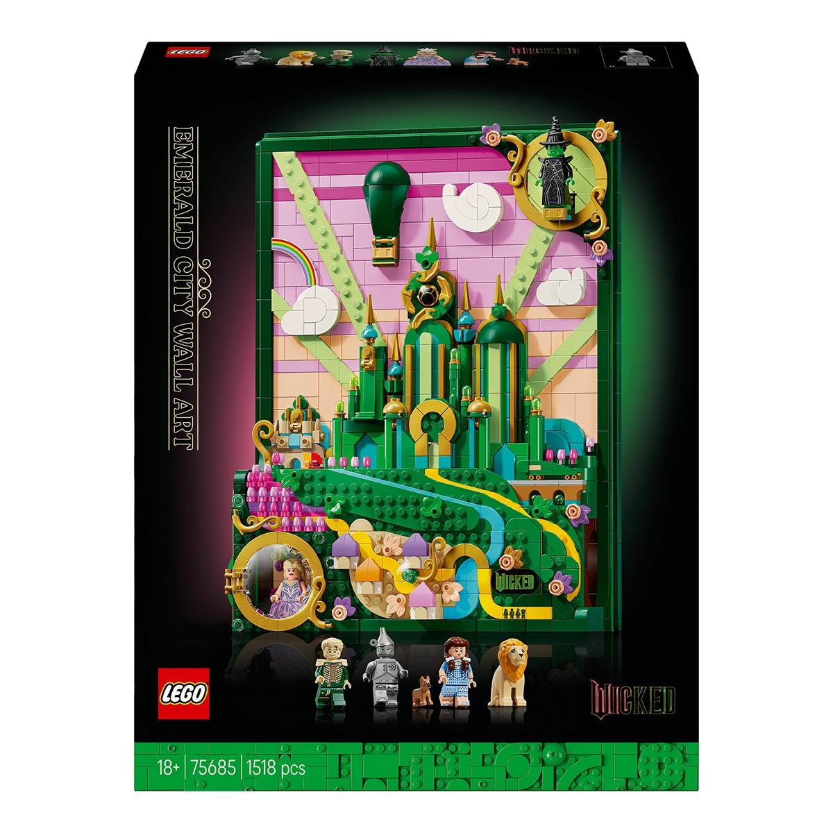 Arte de Parede de Emerald City Lego Wicked 1
