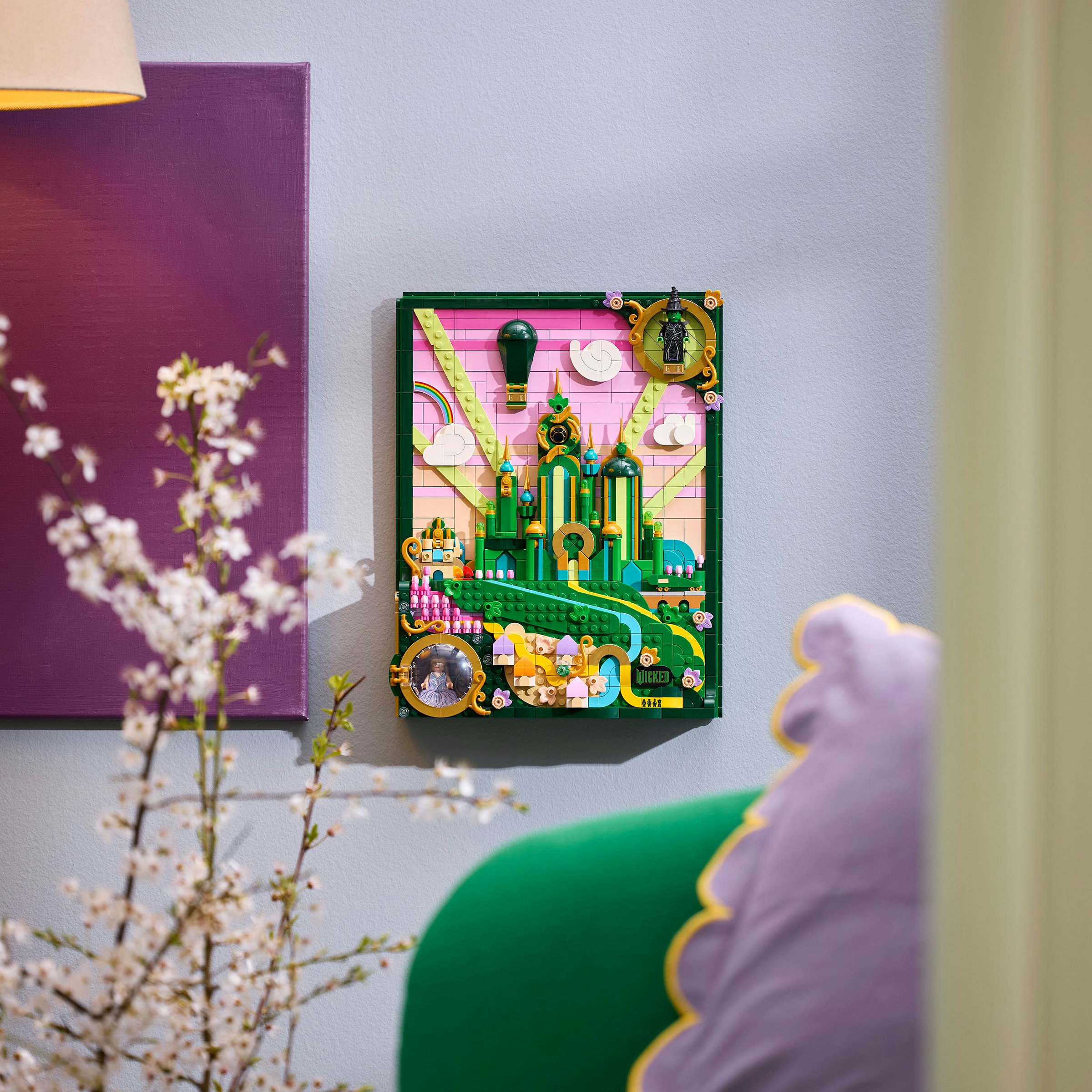 Juego de construcción Arte Mural: Emerald City Universal LEGO - 75685 5