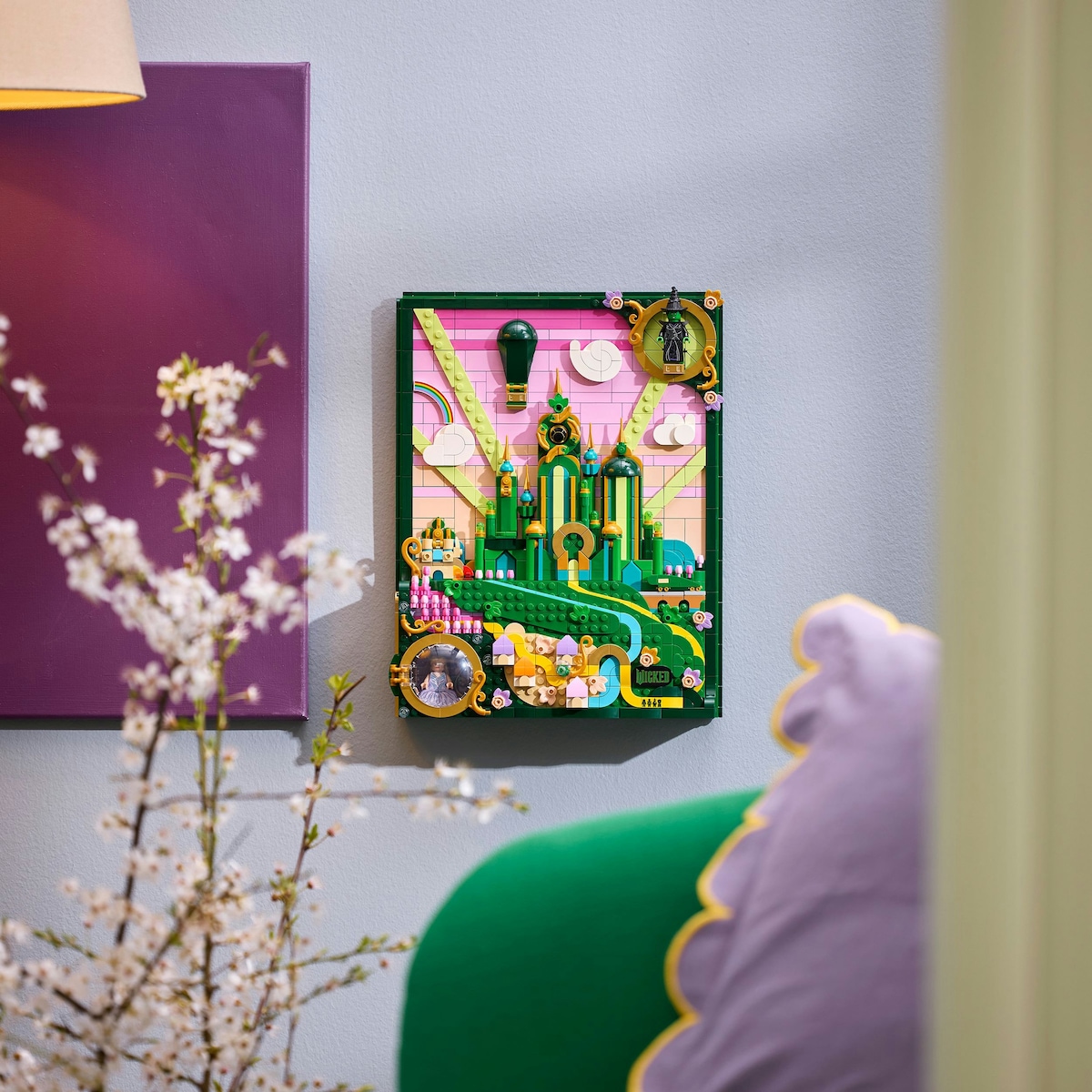 Arte de Parede de Emerald City Lego Wicked 5