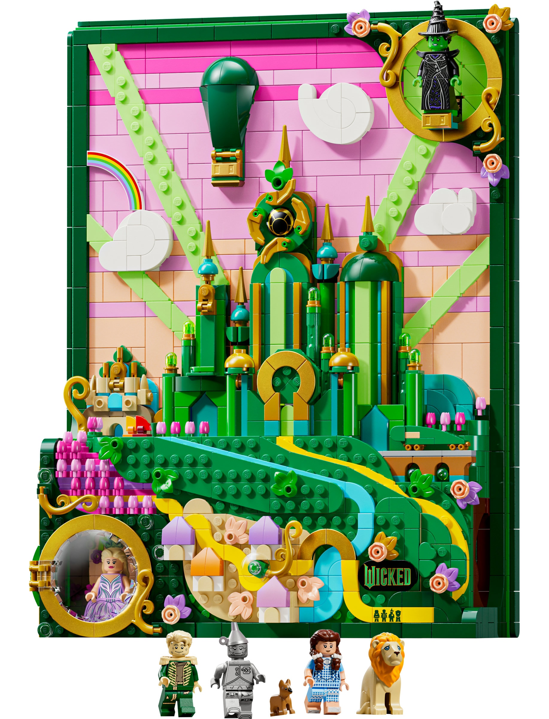 Juego de construcción Arte Mural: Emerald City Universal LEGO - 75685 8