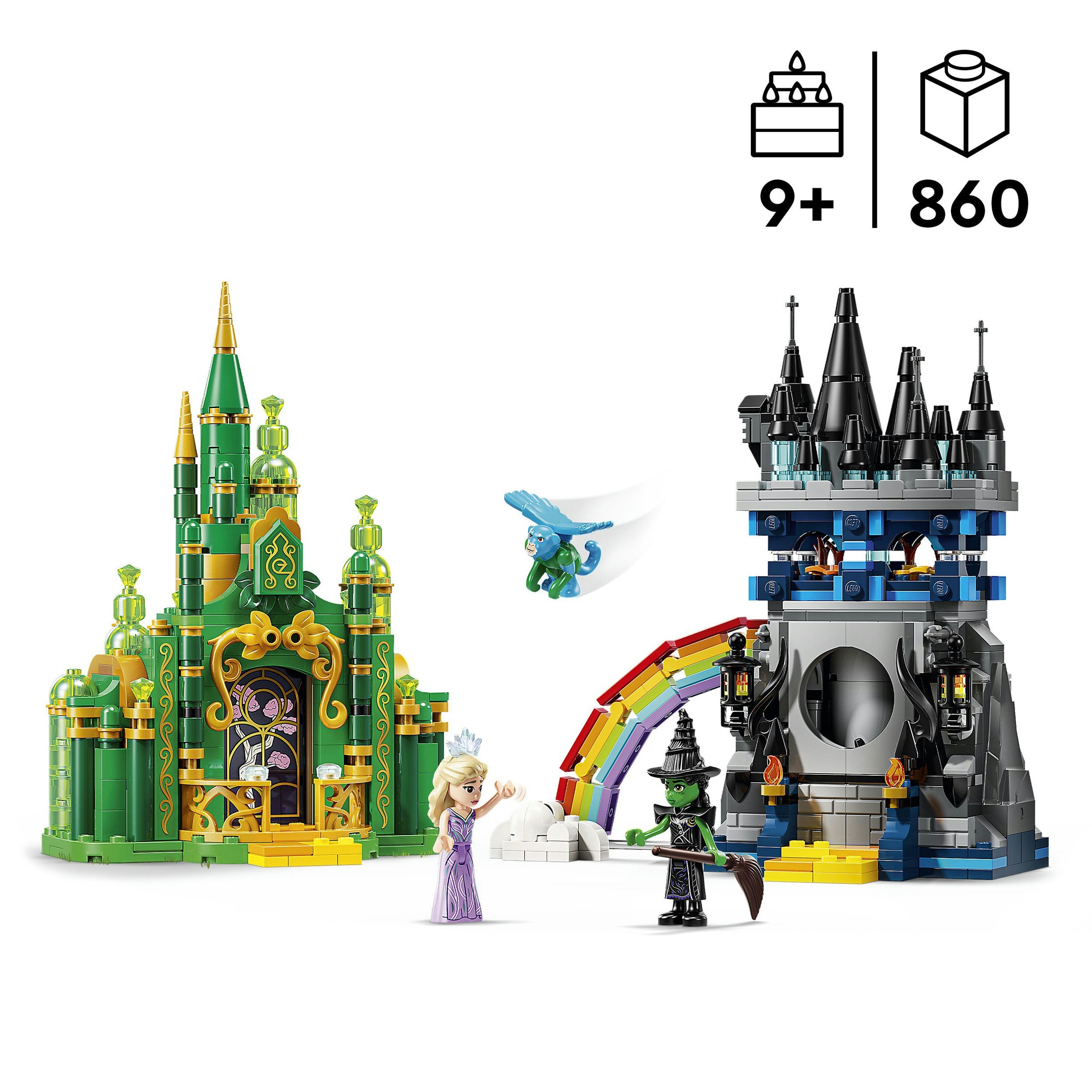 Emerald City e Castelo de Kiamo Ko Lego Wicked 4