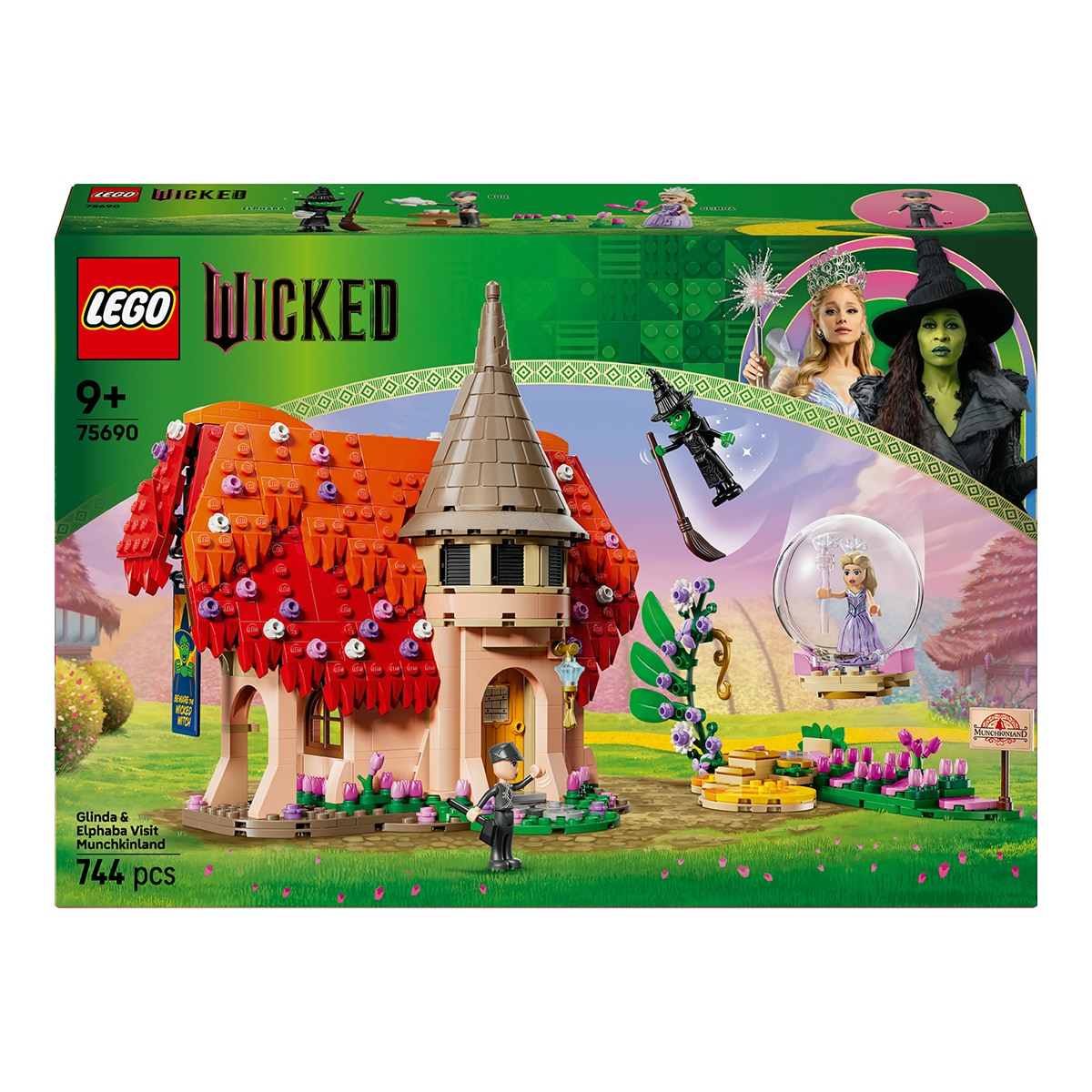 Visita da Glinda e Elphaba a Munchkinland Lego Wicked 1