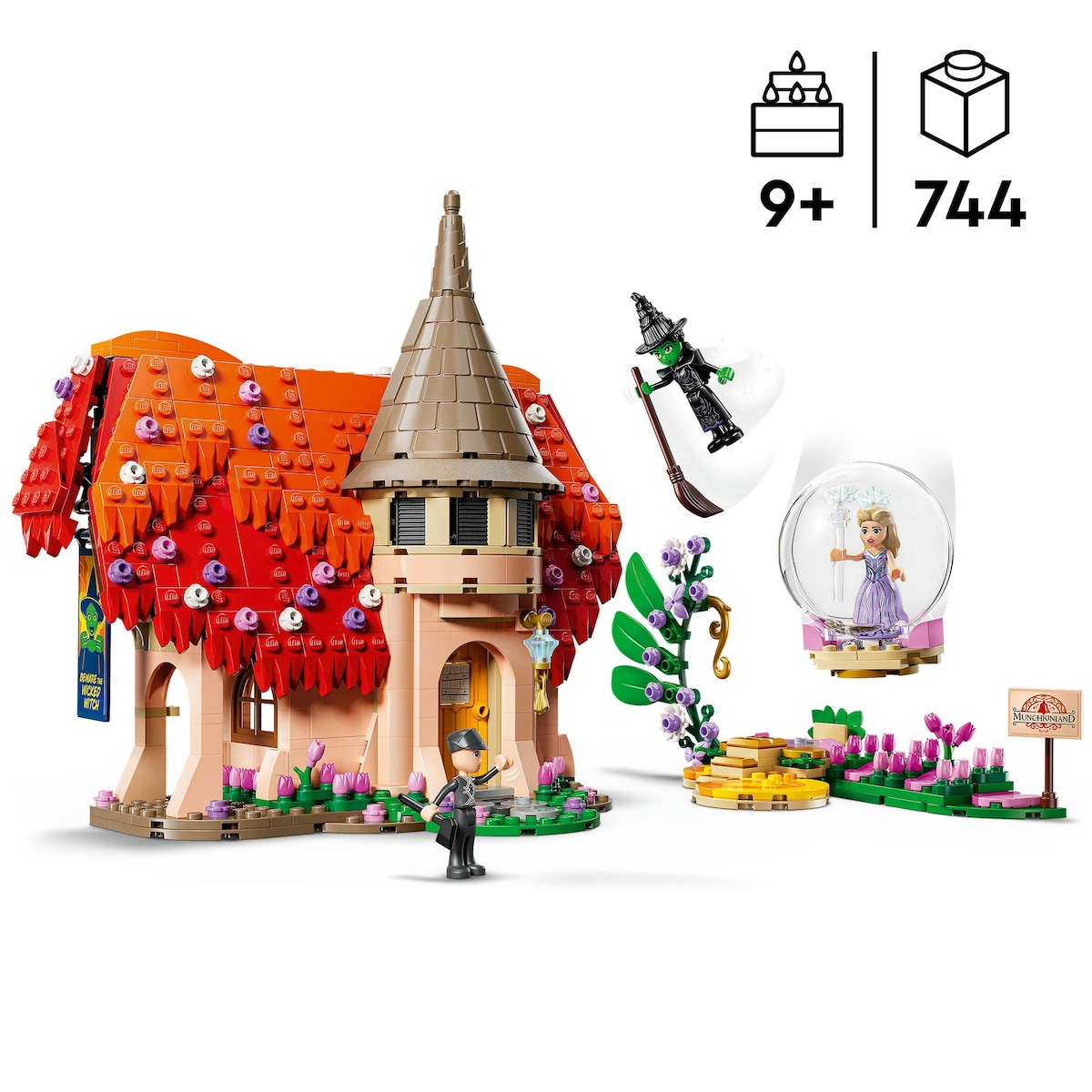 Visita da Glinda e Elphaba a Munchkinland Lego Wicked 4